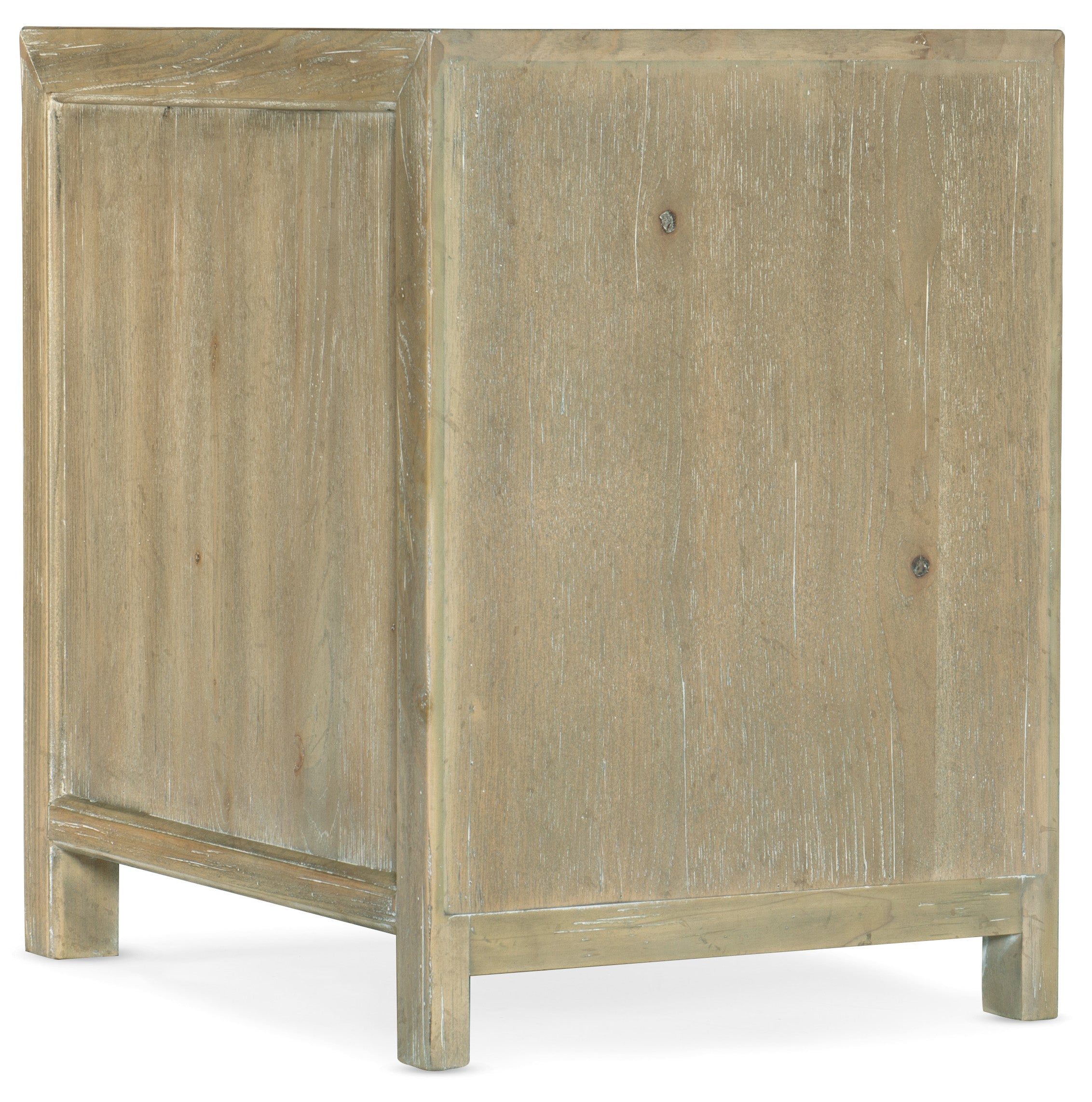 Hooker Furniture Surfrider Chairside Chest in Light Brown