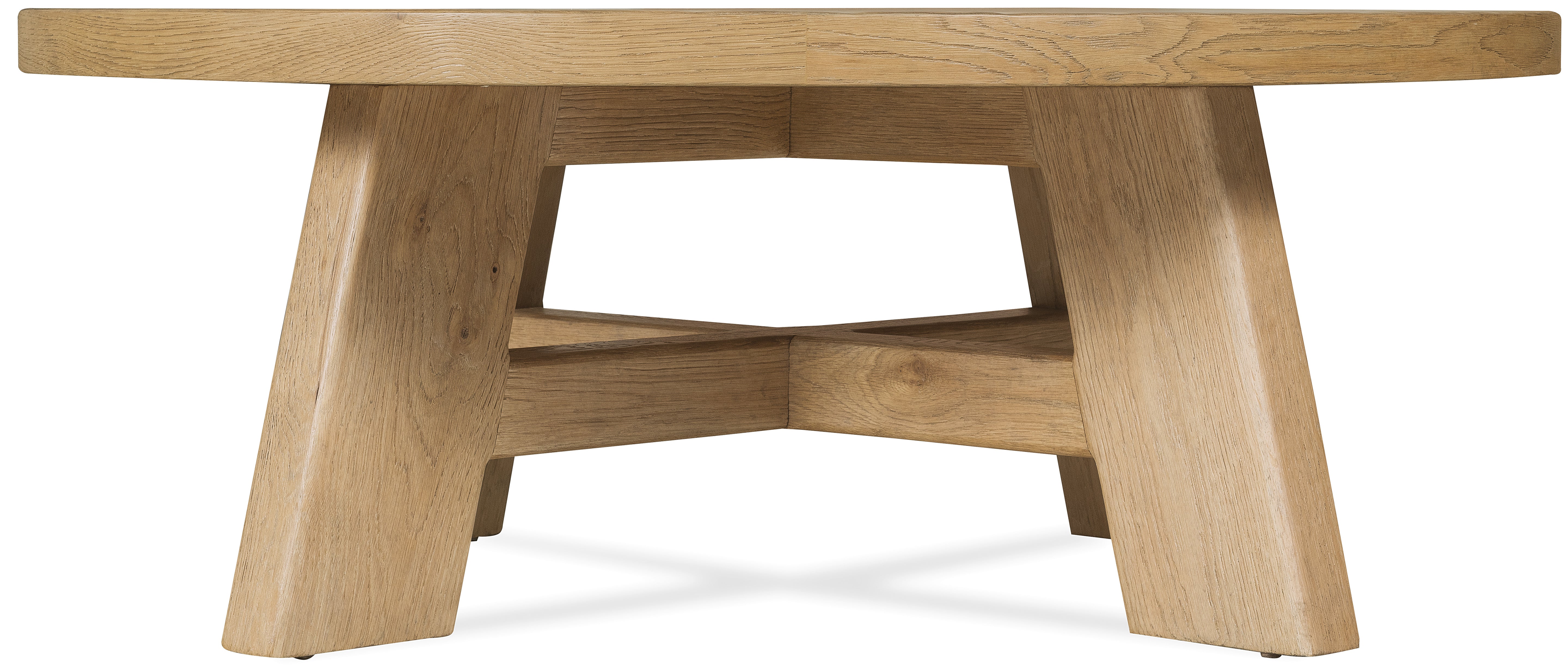 Hooker Furniture Driftwood Round Cocktail Table in Light Wood