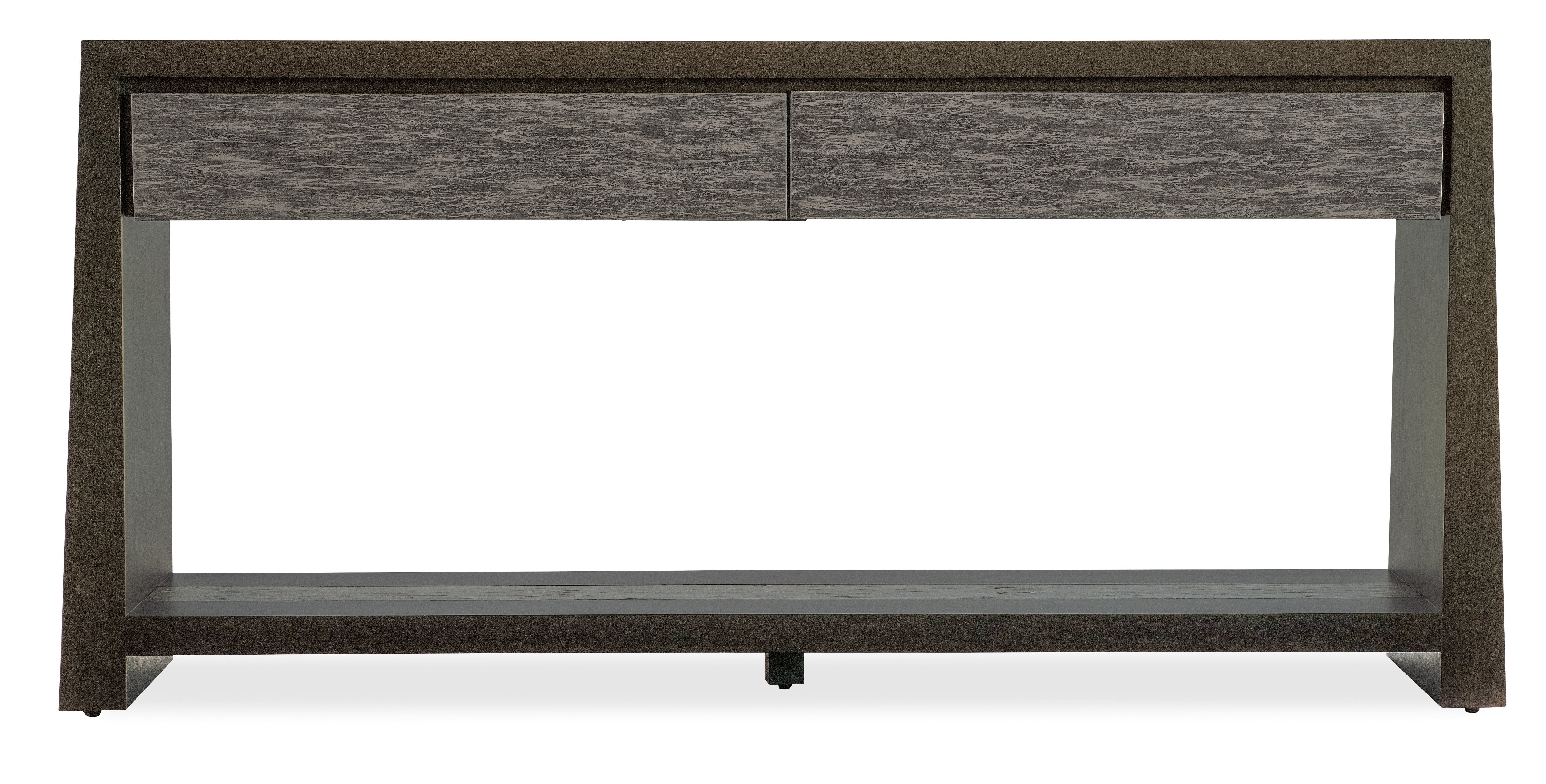 Hooker Furniture Commerce & Market Kubrick Console Table in Dark Wood