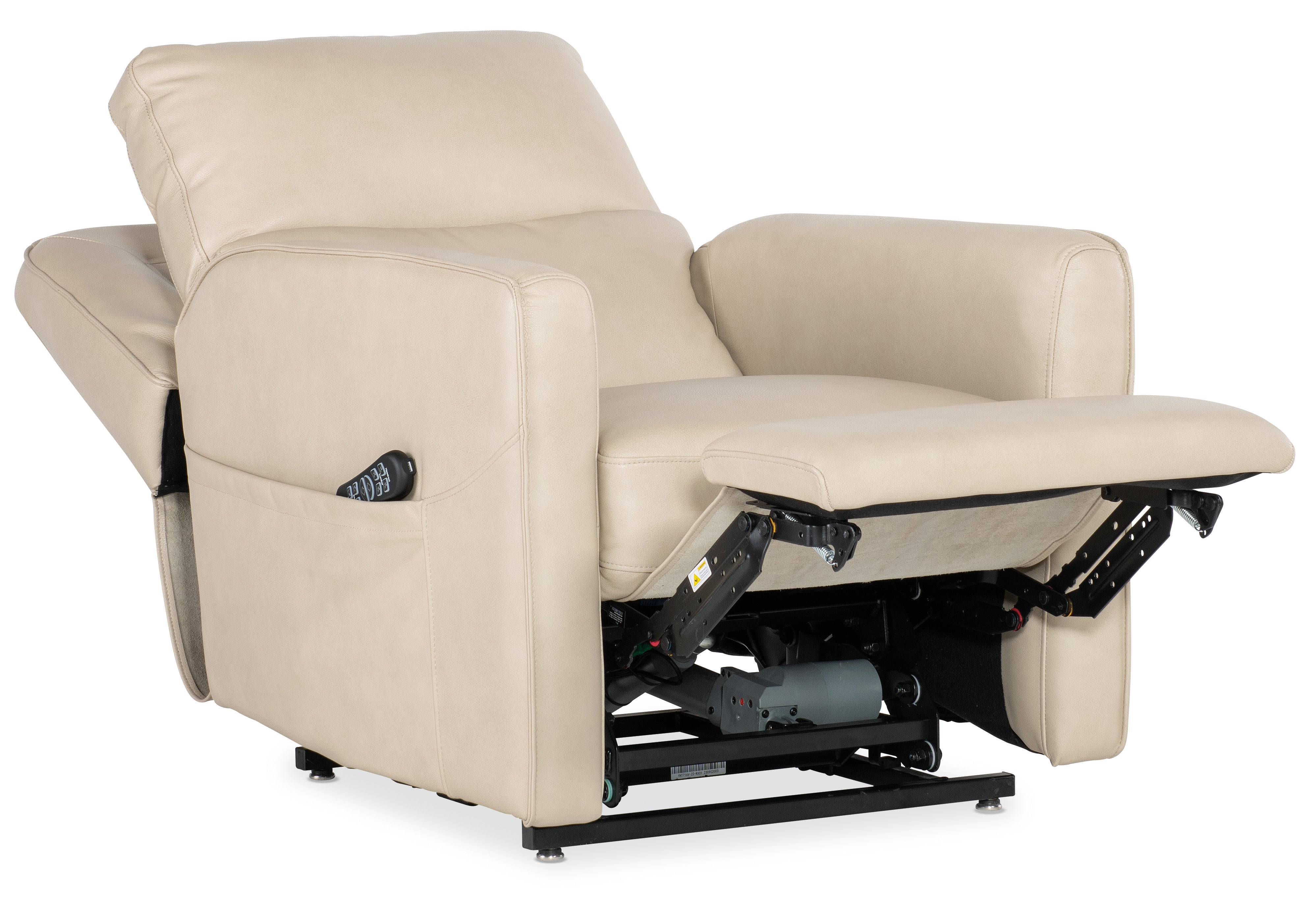 Hooker Furniture Flynn Power Recliner w/ Power Headrest, Lumbar, and Lift in Beige