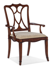 Hooker Furniture Charleston Upholstered Seat Arm Chair