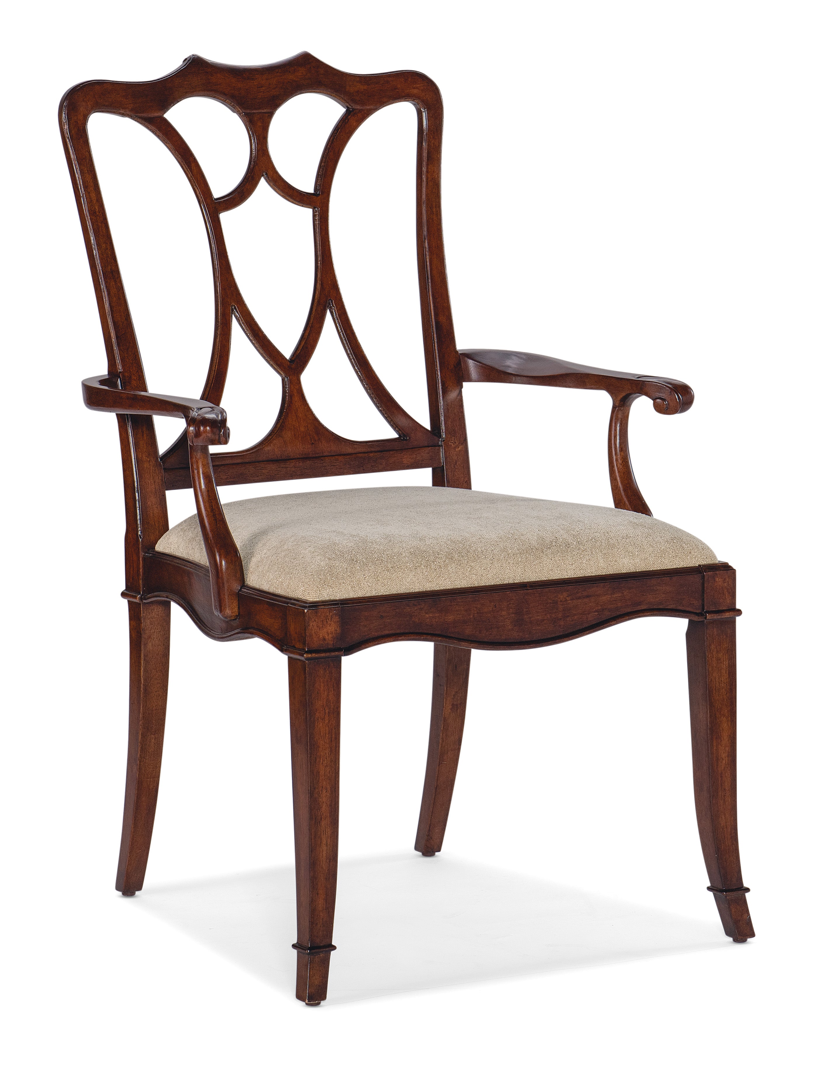 Hooker Furniture Charleston Upholstered Seat Arm Chair