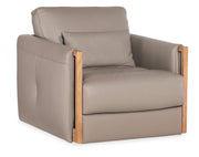 Hooker Furniture Meridian Swivel Chair in Grey