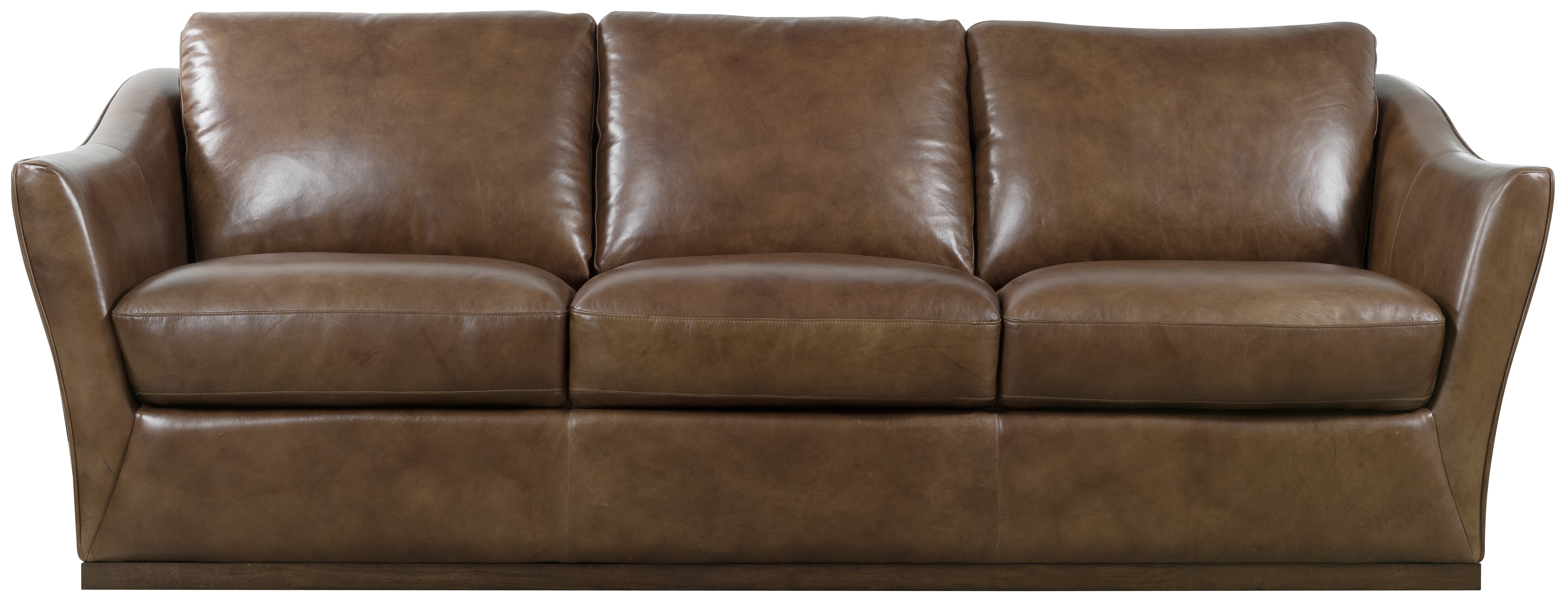 Hooker Furniture Fairfax Stationary Sofa in Brown