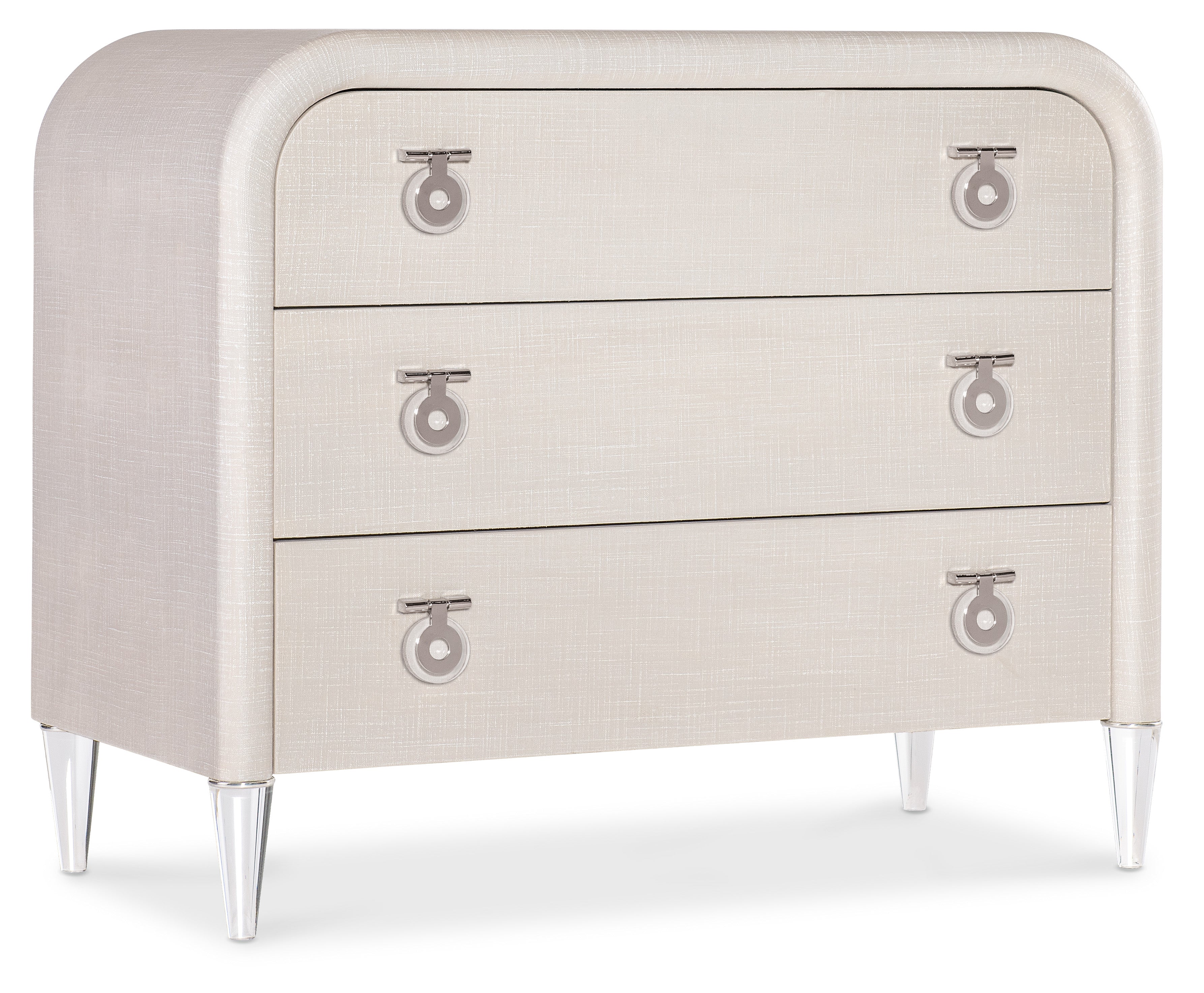 Hooker Furniture Melange Julip Accent Chest in Whites/Creams/Beiges