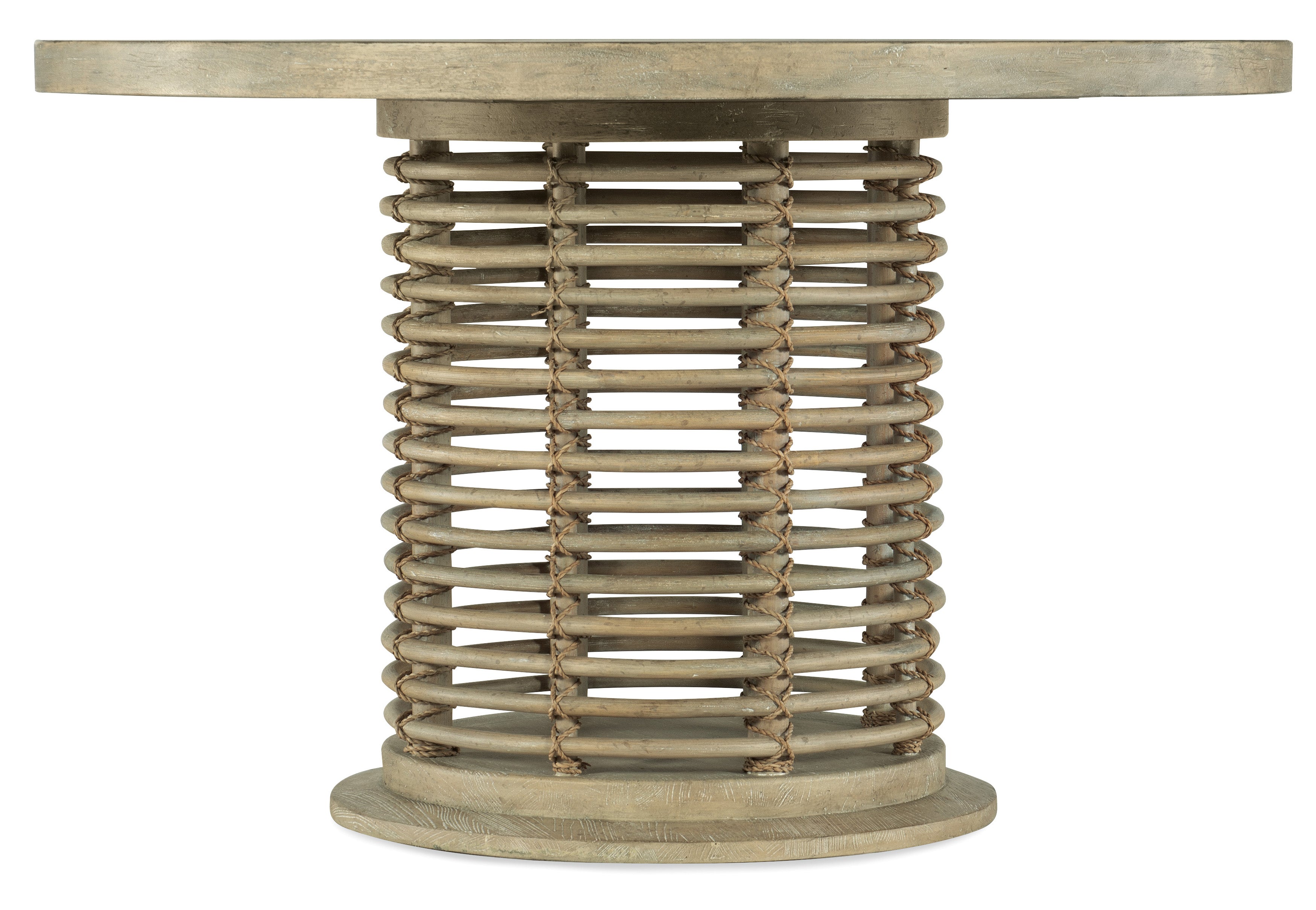 Hooker Furniture Surfrider 48in Rattan Round Dining Table