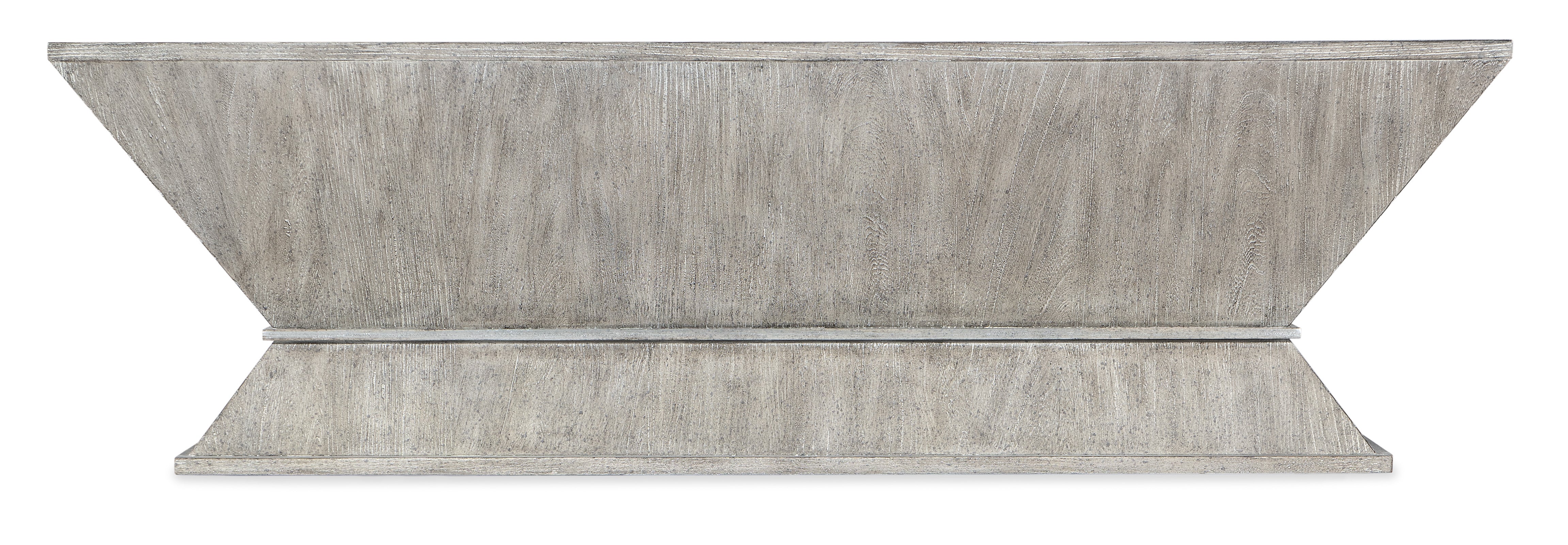 Hooker Furniture Melange Korena Square Cocktail Table in Gray