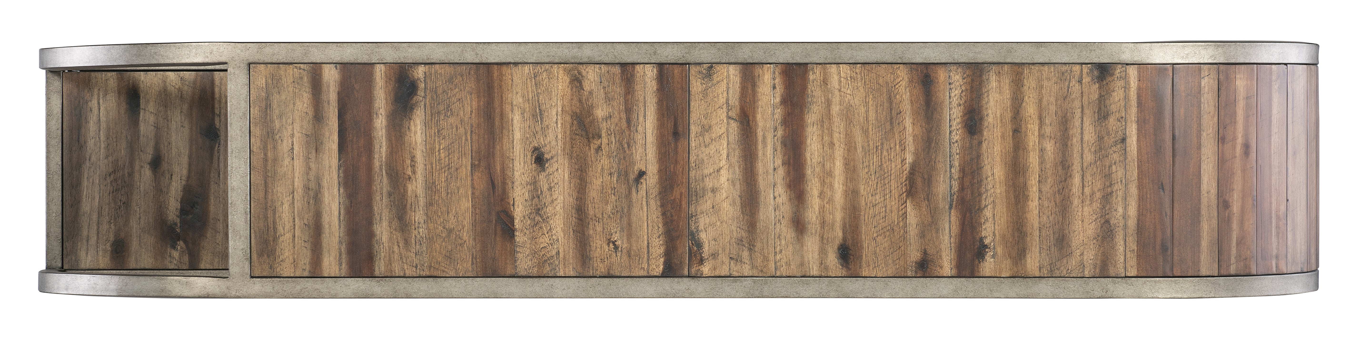 Hooker Furniture Commerce & Market Open Ended Console Table in Medium Wood
