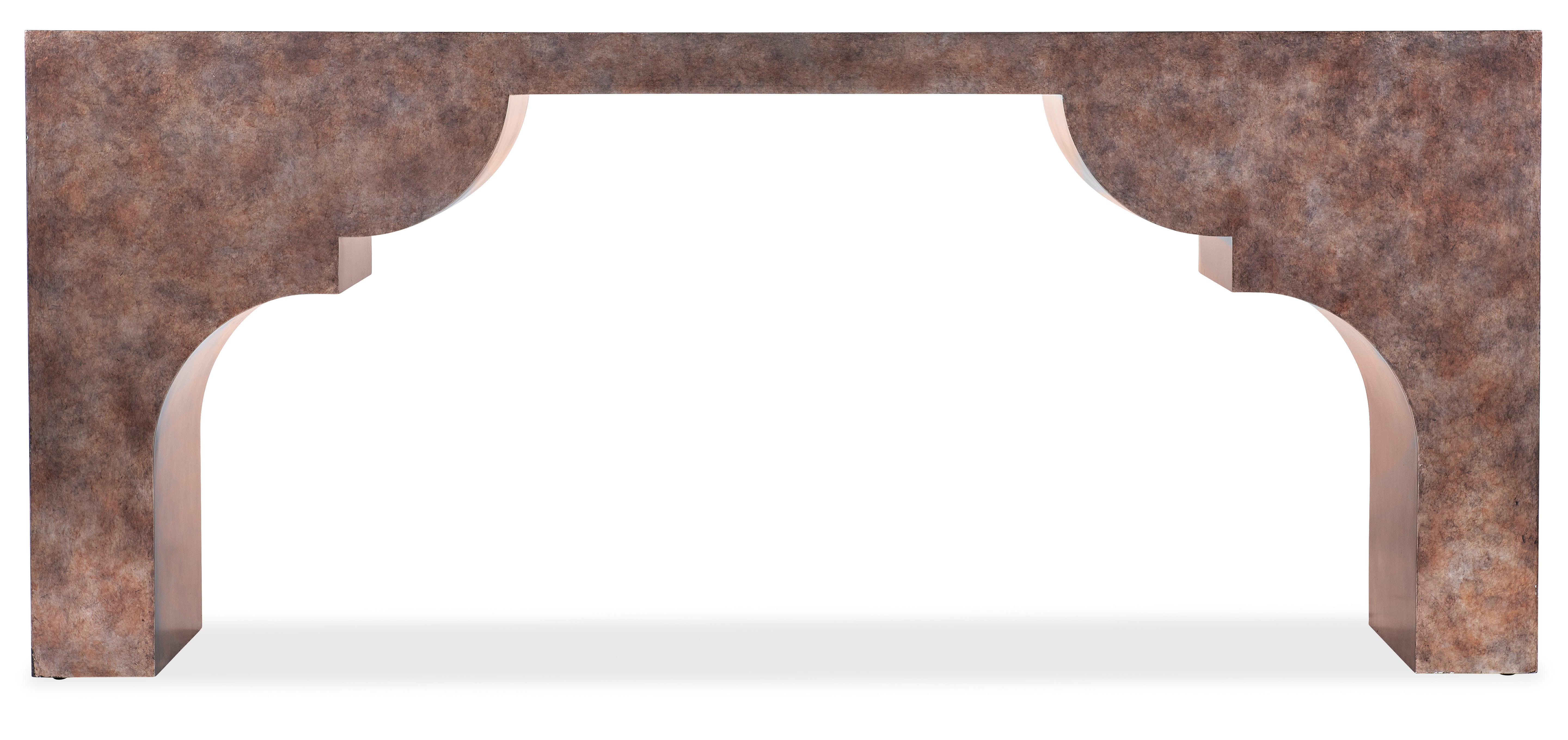 Hooker Furniture Melange Taj Console in Browns