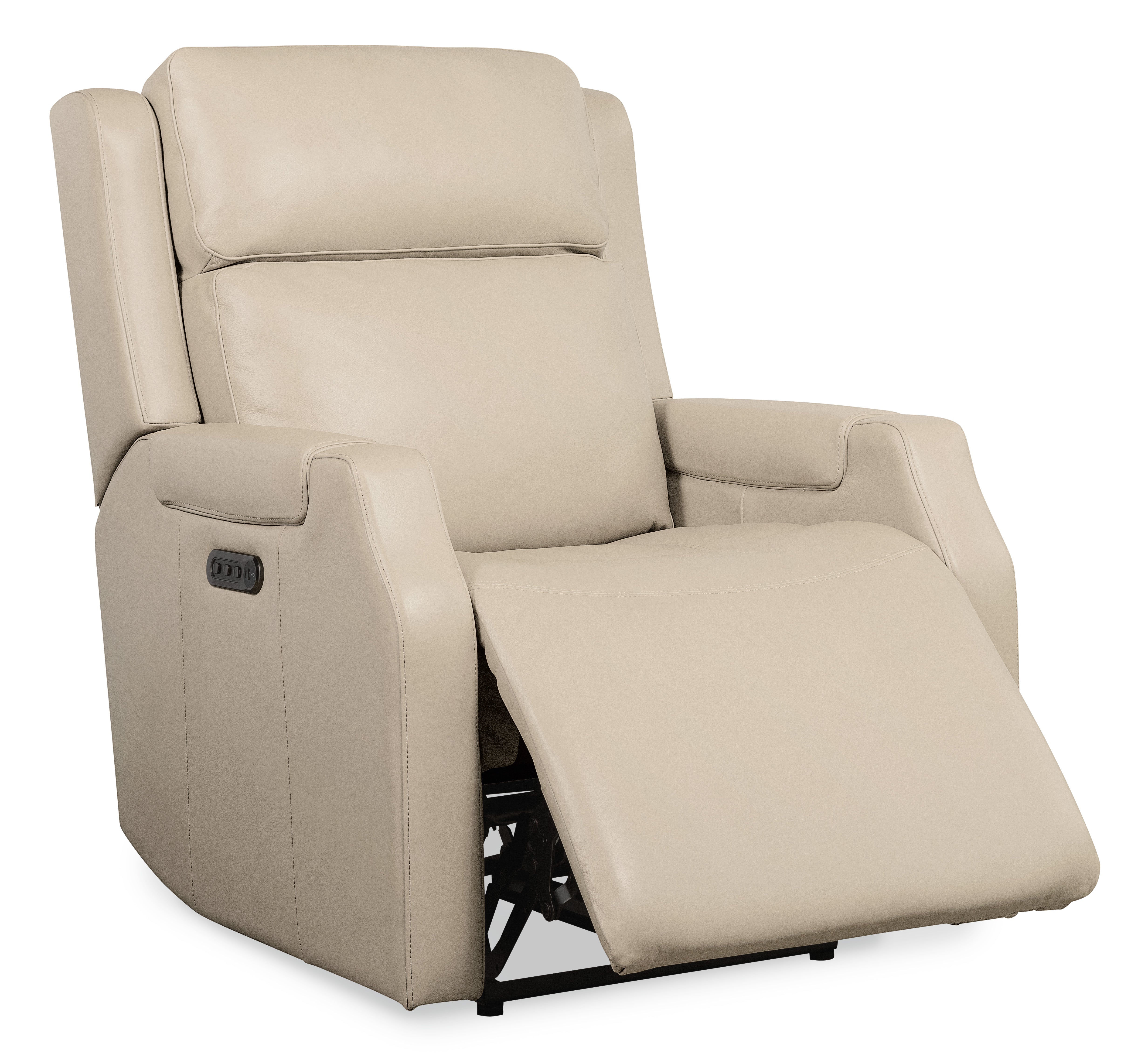 Hooker Furniture Nelson Zero Gravity Power Recliner with Power Headrest and Lumbar in Beige