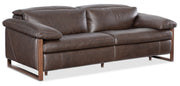 Hooker Furniture Jericho Power Sofa with Power Headrest in Brown