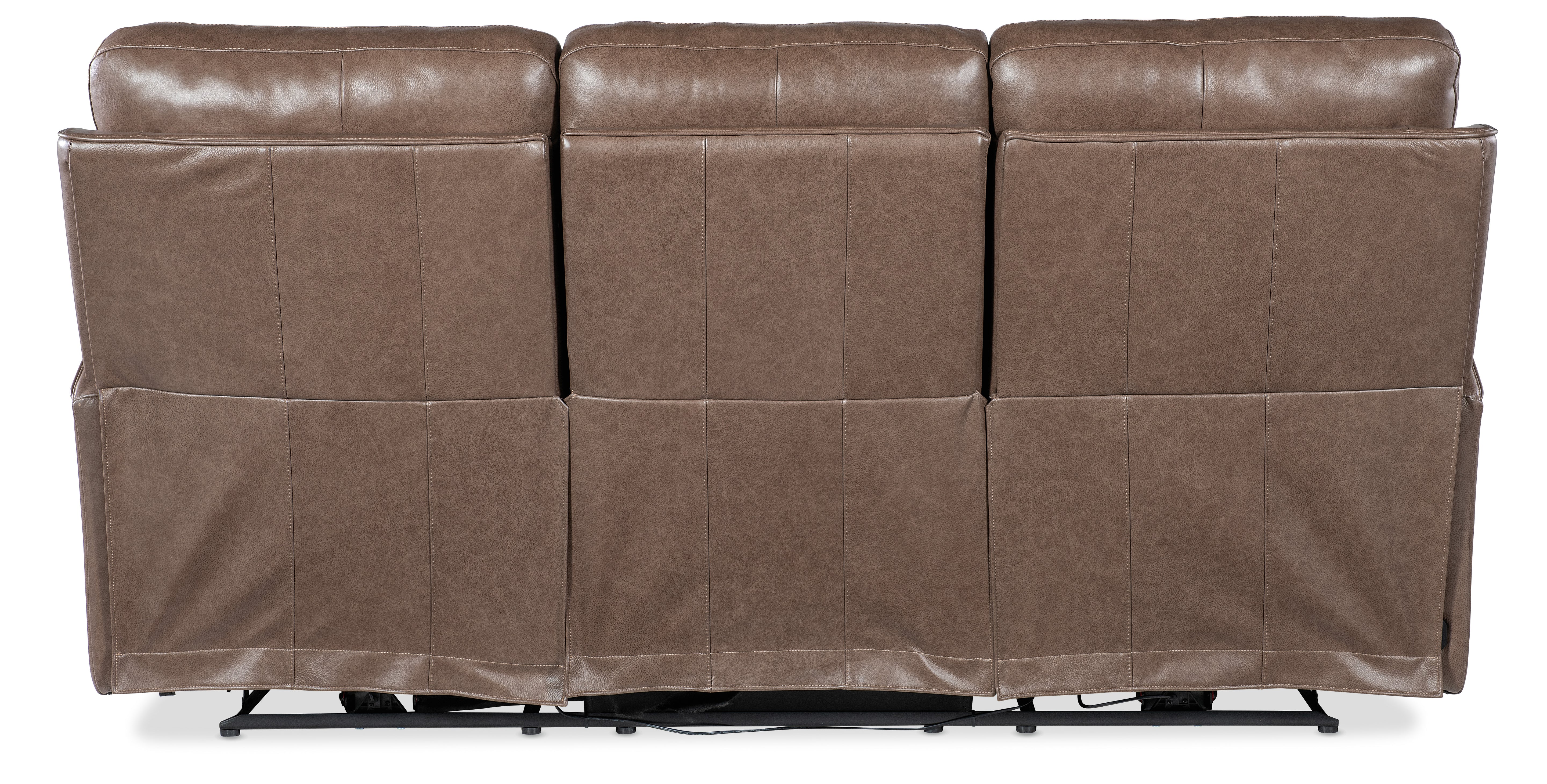 Hooker Furniture Twain Zero Gravity Power Sofa w/Power Headrest and Lumbar in Brown