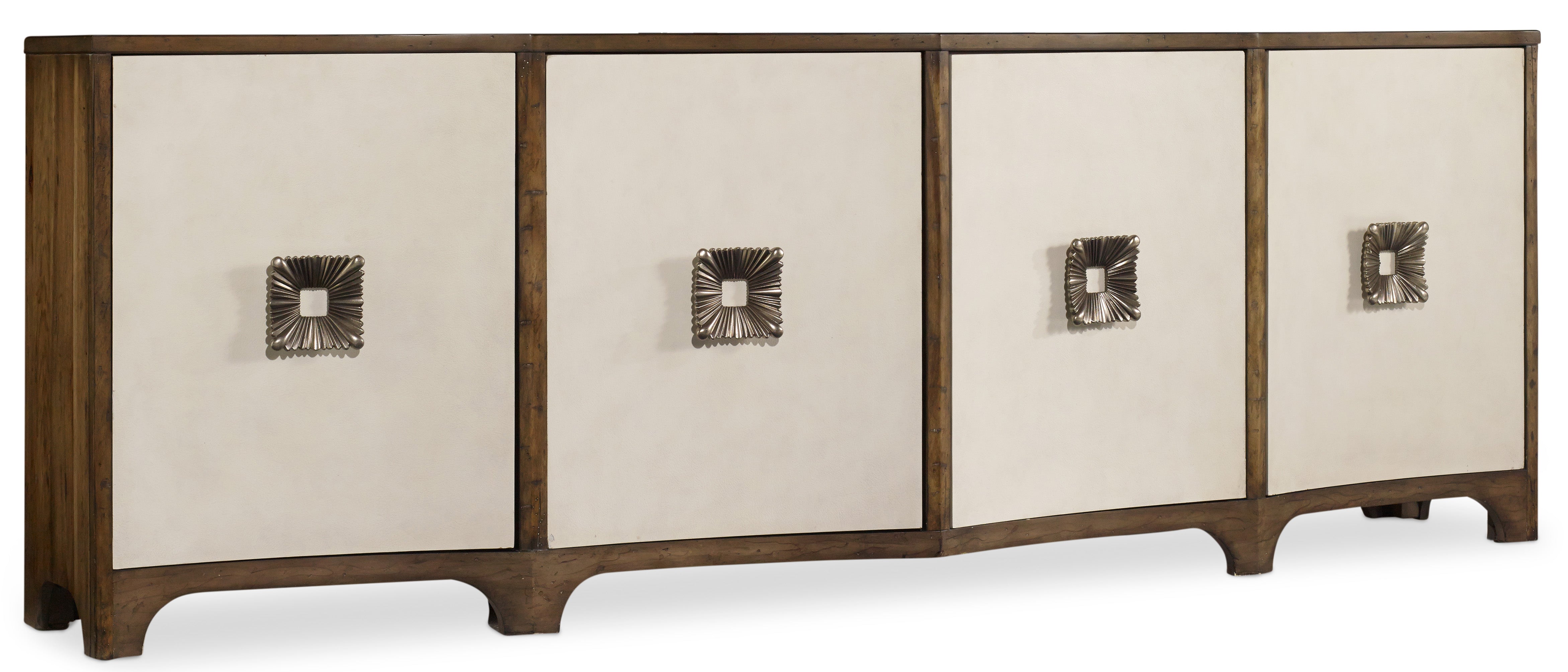 Hooker Furniture Melange Credenza in Whites/Creams/Beiges