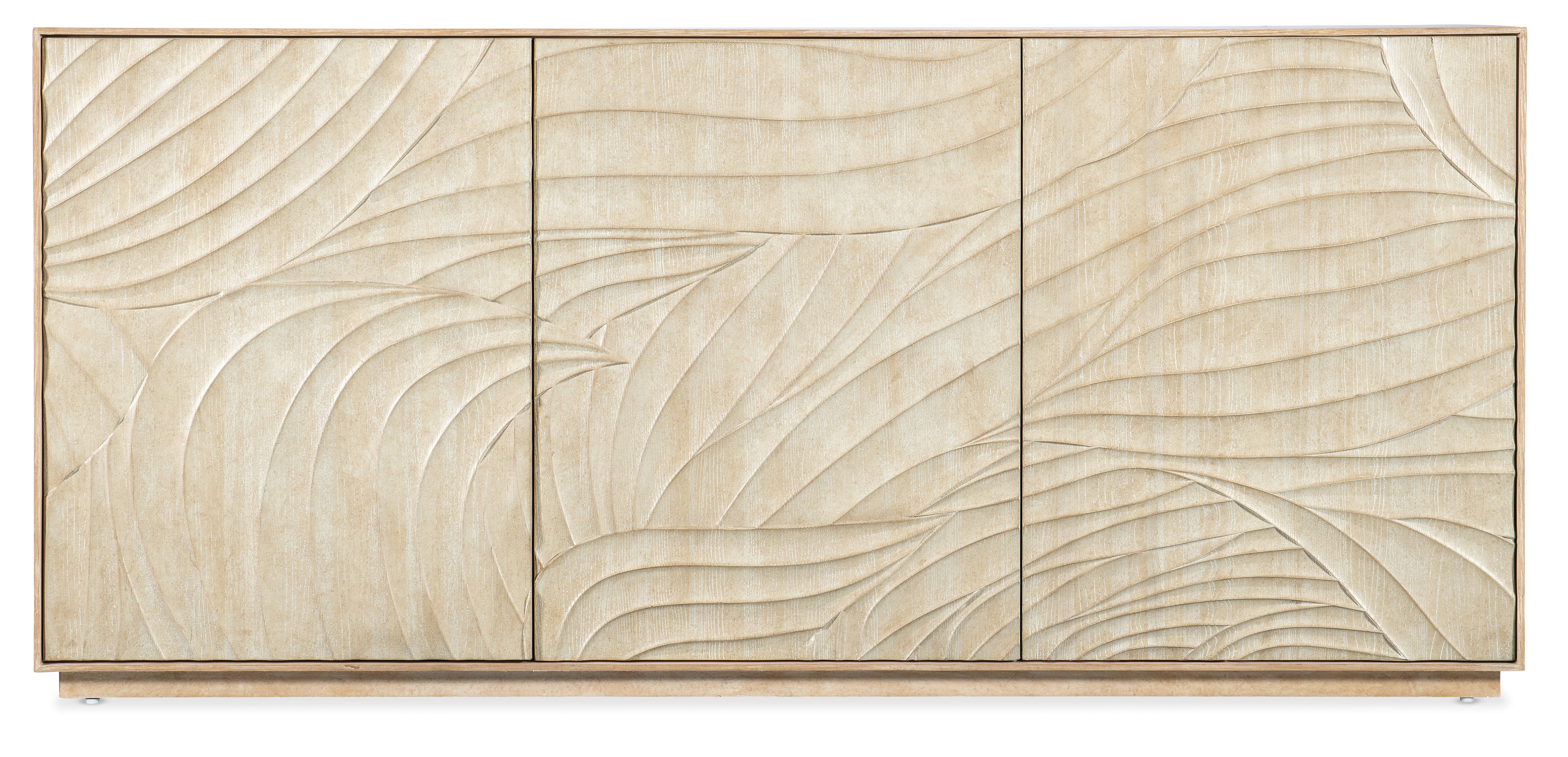 Hooker Furniture Retreat Entertainment Credenza in Light Wood