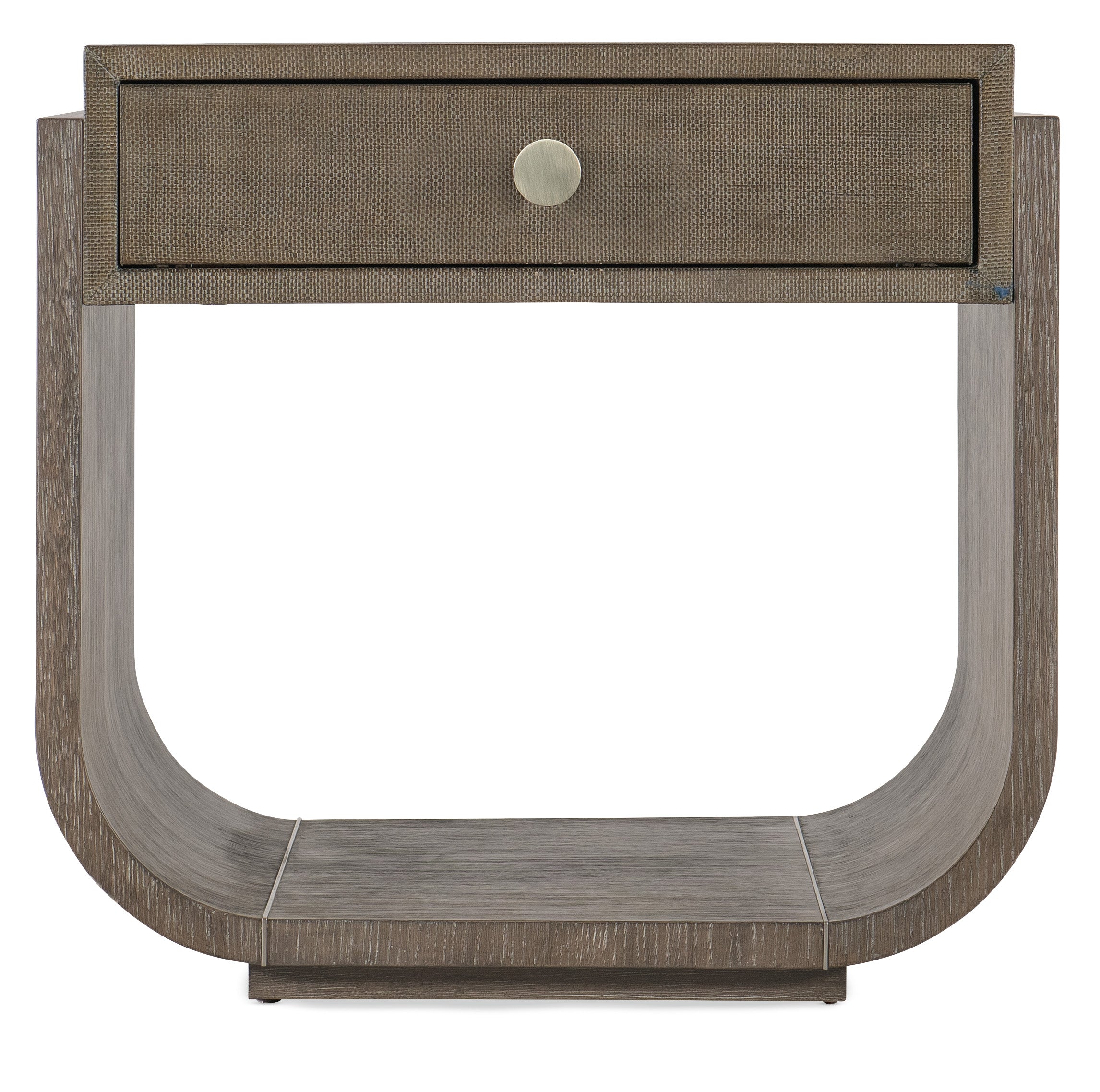 Hooker Furniture Modern Mood Rectangle End Table in Medium Brown