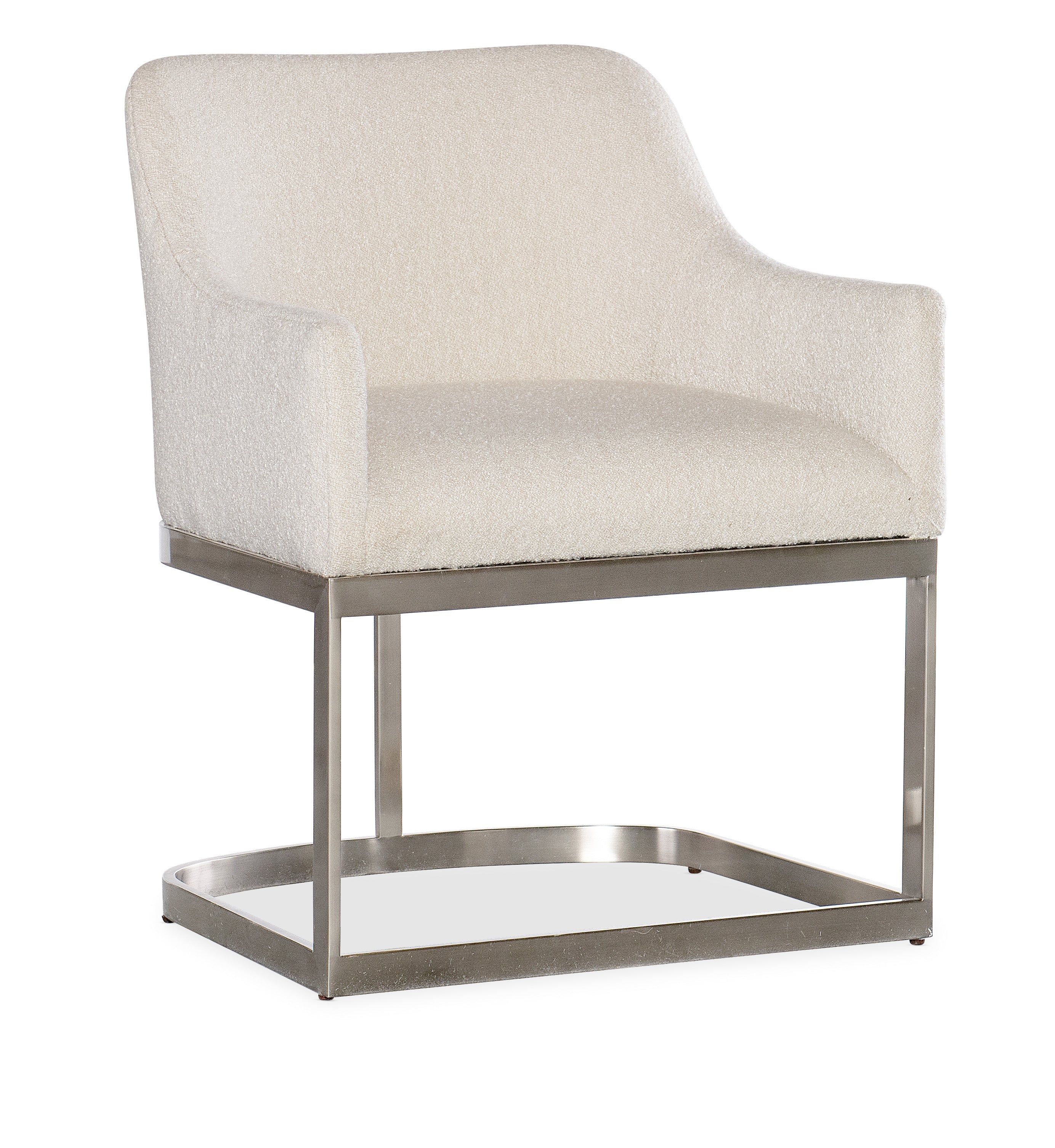 Hooker Furniture Modern Mood Upholstered Arm Chair with Metal Base