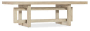 Hooker Furniture Commerce and Market Modern Rectangle Cocktail Table in Light Wood