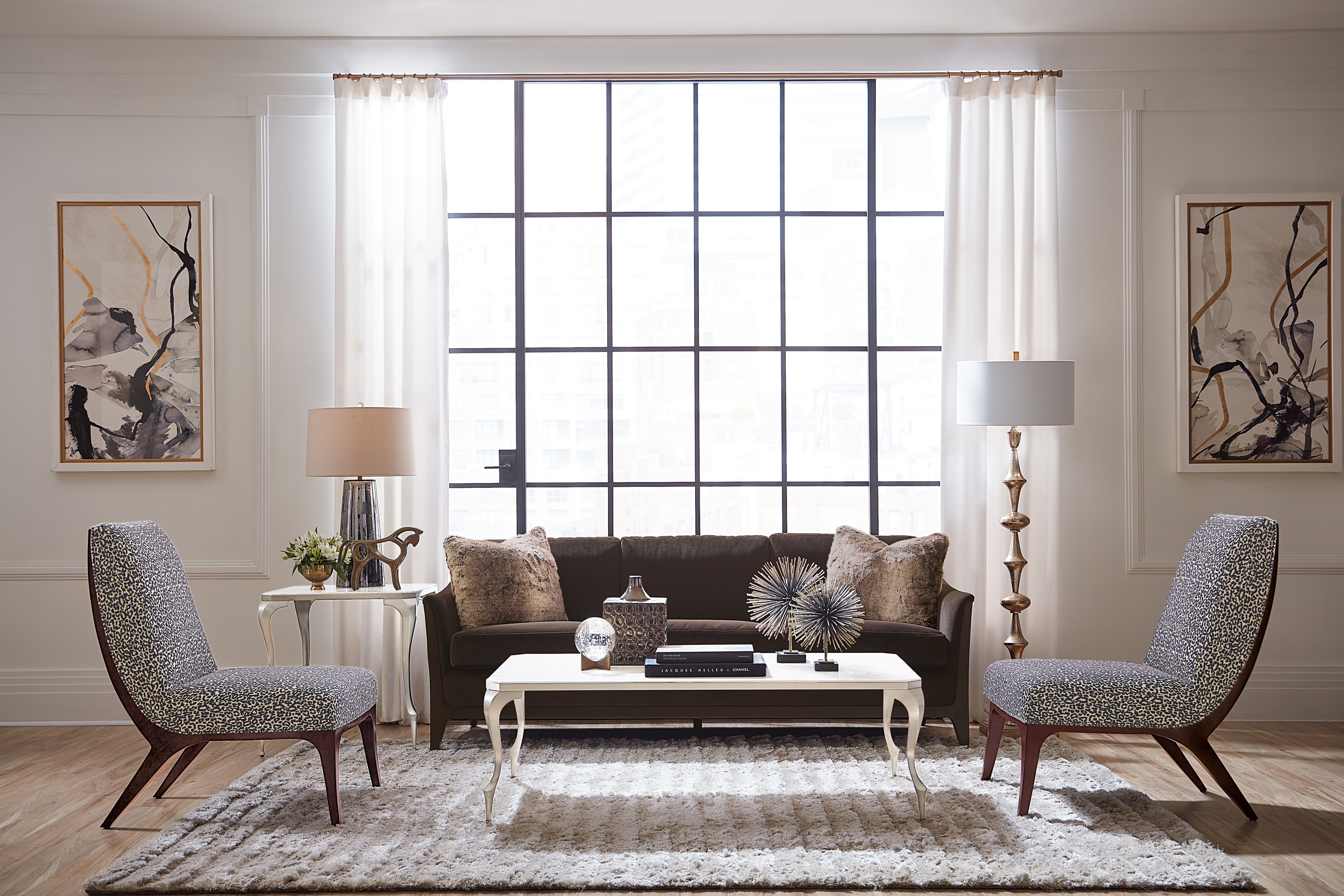 Hooker Furniture Sophia Sofa in Brown