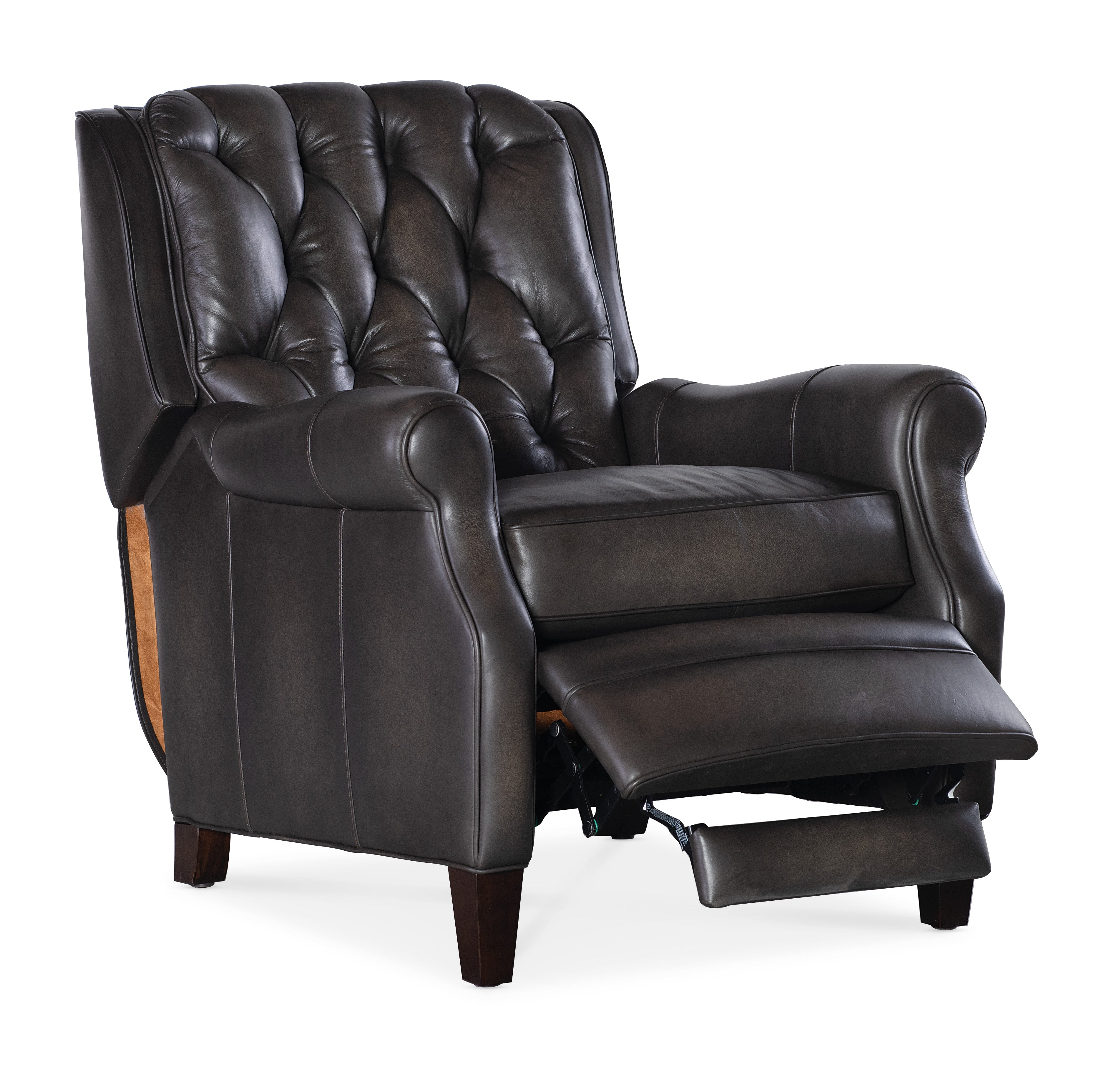 Hooker Furniture Palmer Press Back Recliner in Grey