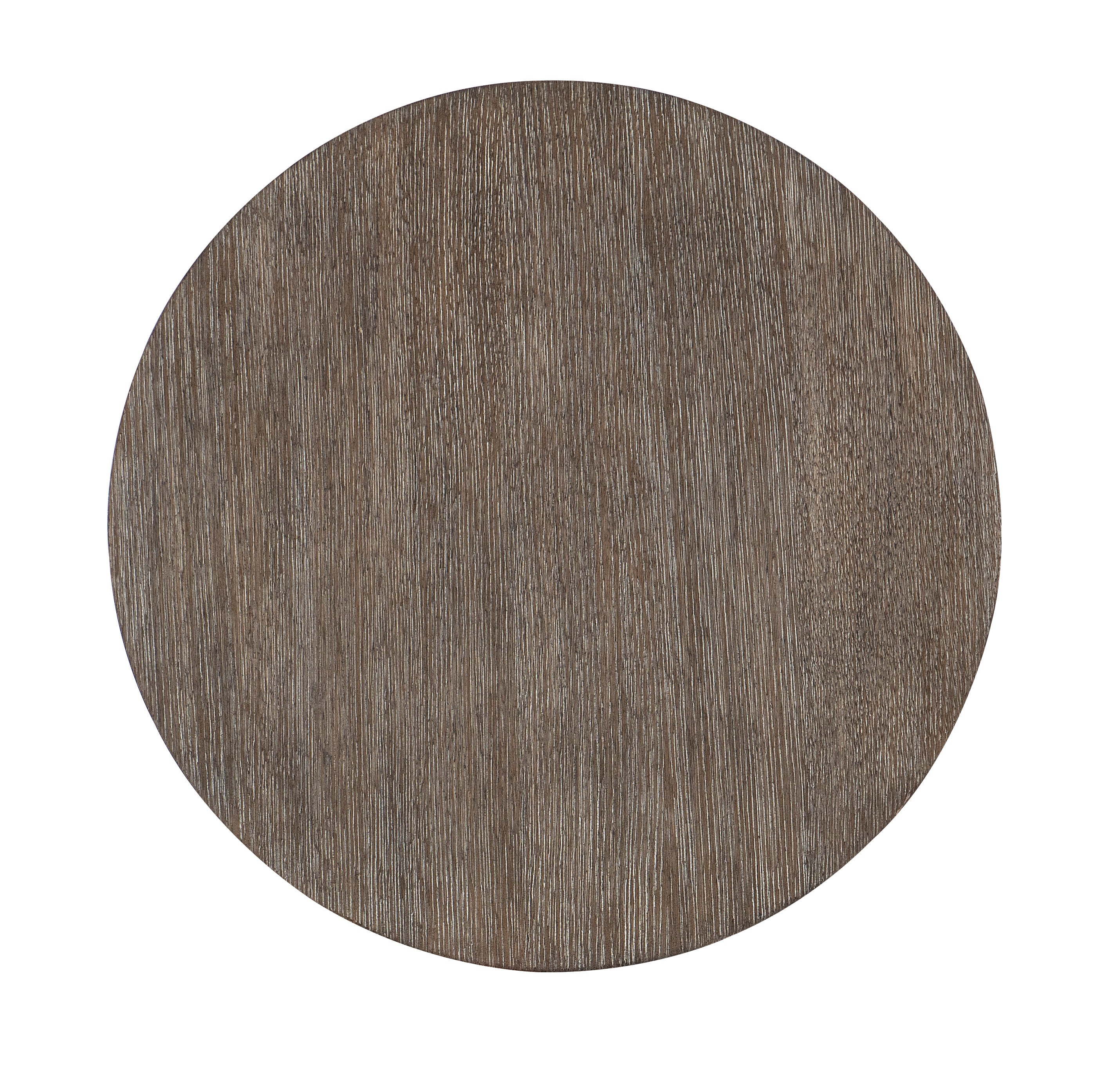Hooker Furniture Modern Mood Round Side Table in Medium Brown