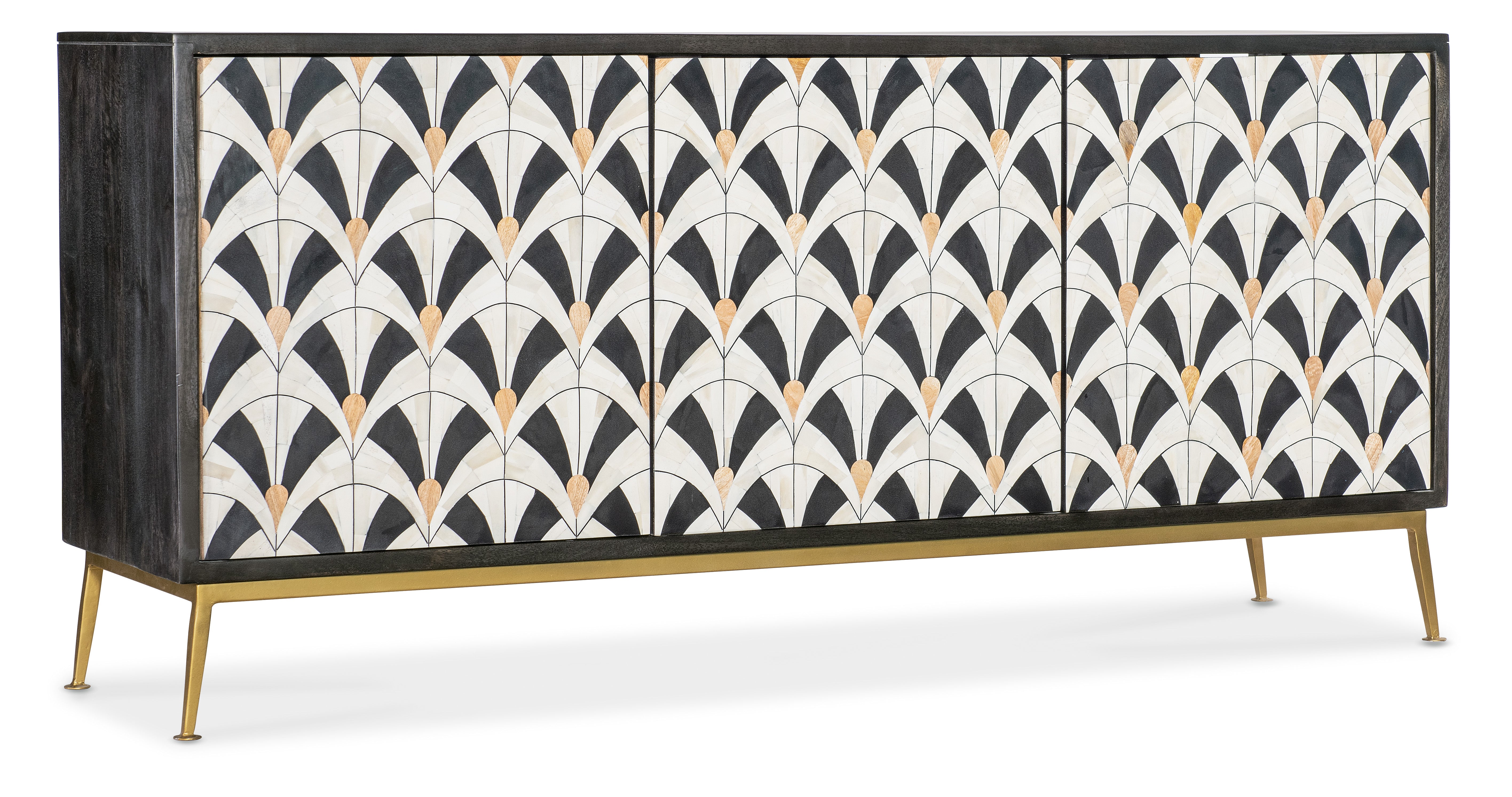 Hooker Furniture Melange Renee Credenza in Blacks