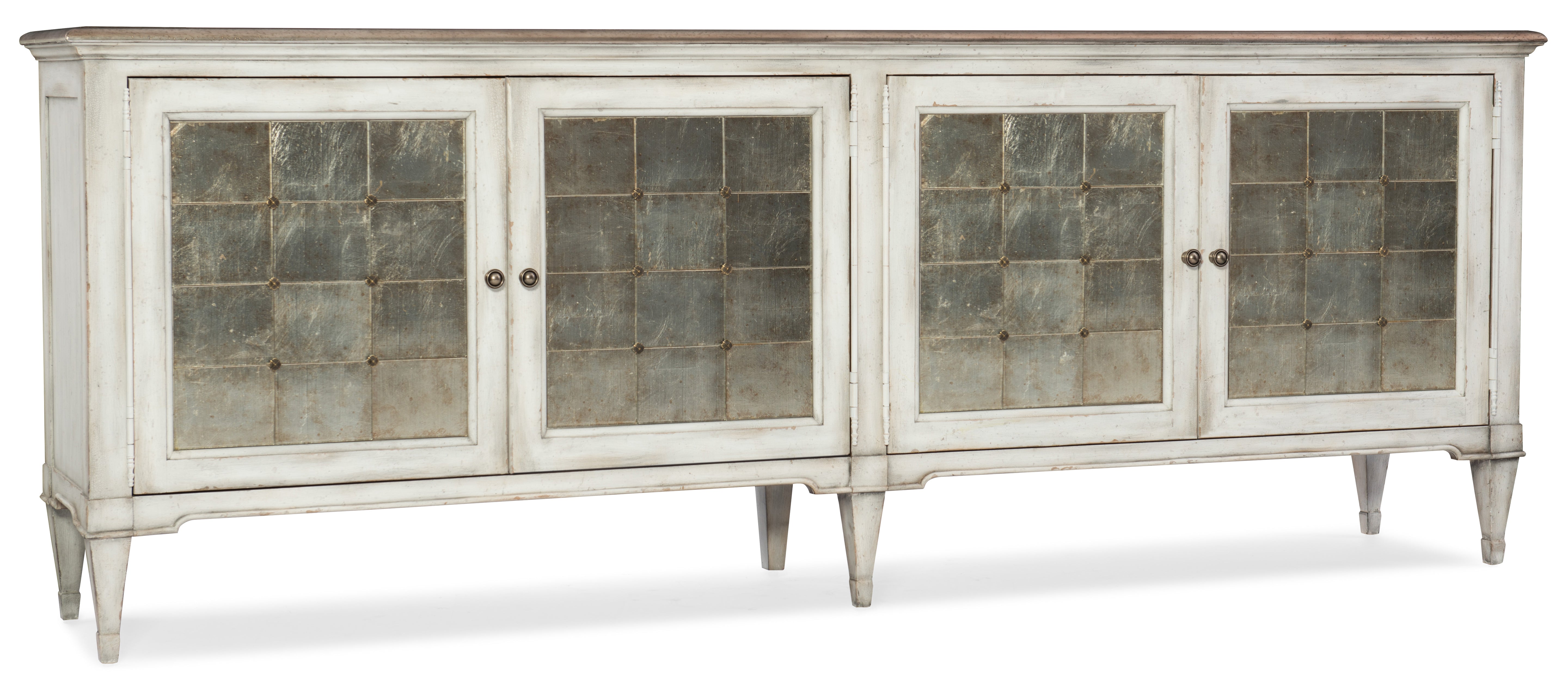 Hooker Furniture Melange Four-Door Credenza in White