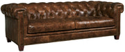Hooker Furniture Chester Stationary Sofa in Dark Brown