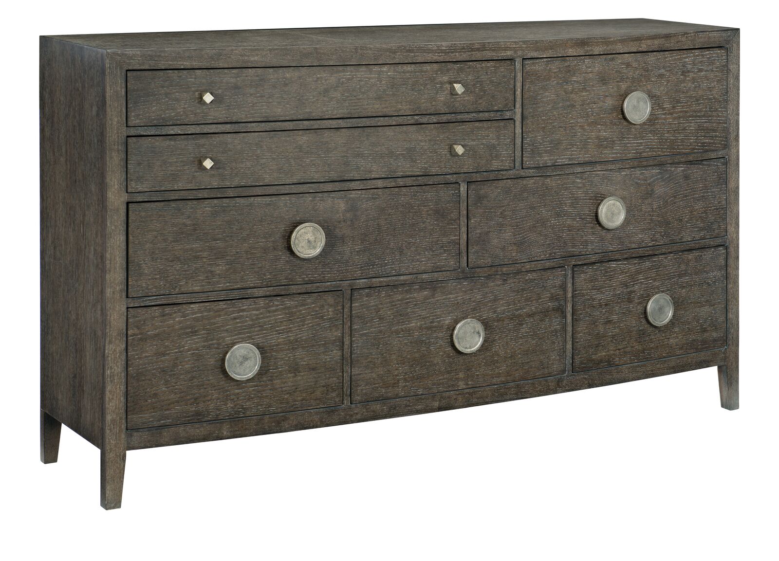 Bernhardt Furniture Linea Dresser in Cerused Charcoal