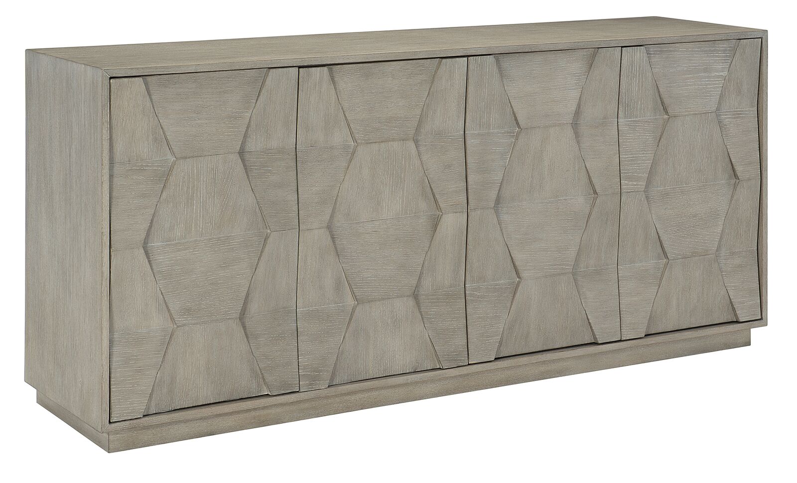 Bernhardt Furniture Linea Buffet in Cerused Greige
