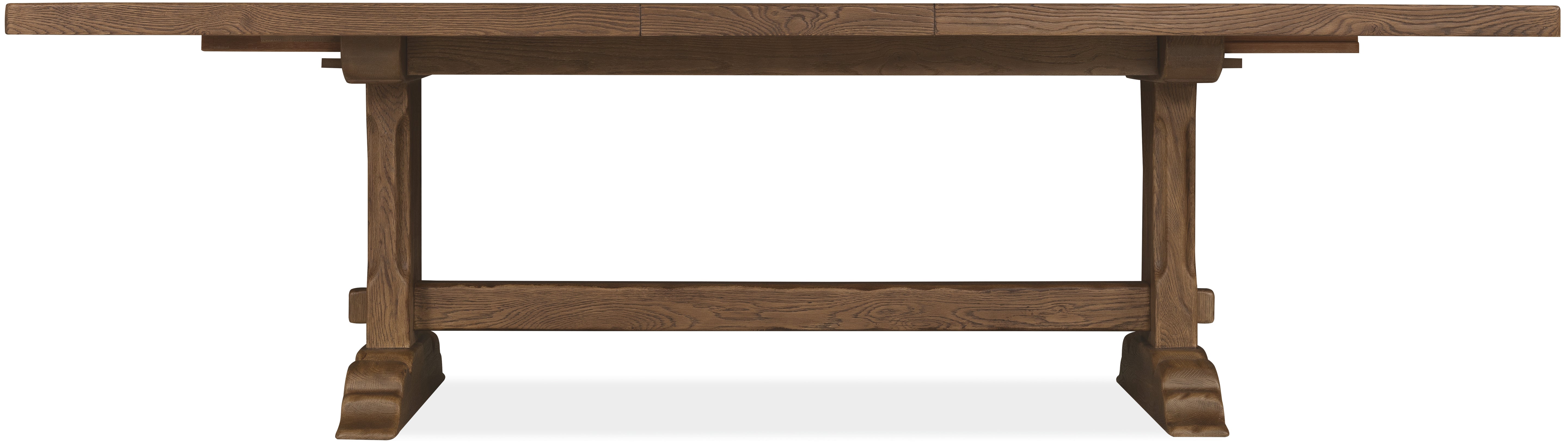 Hooker Furniture Driftwood Rectangle Dining Table with Two 20-inch Leaves