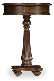 Hooker Furniture Leesburg Martini Table in Dark Brown