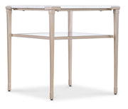 Hooker Furniture Melange Jen End Table in Golds
