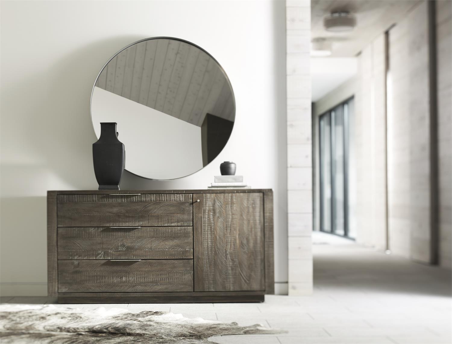 Bernhardt Furniture Logan Sqaure Payson Buffet in Sable Brown