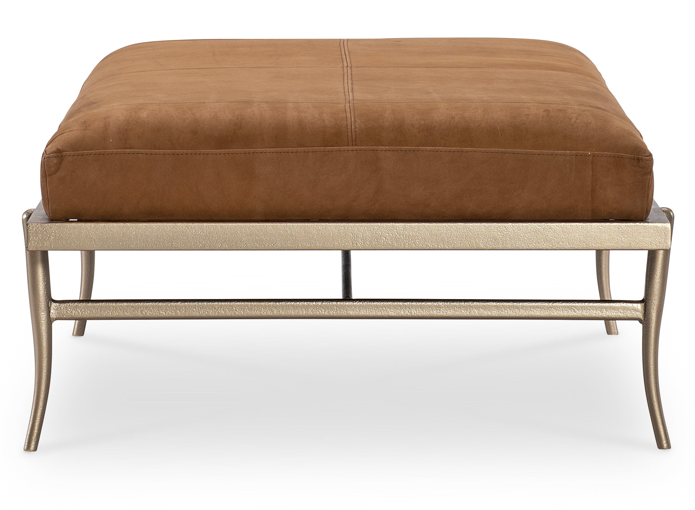 Hooker Furniture Melange Tobin Cocktail Ottoman in Brown