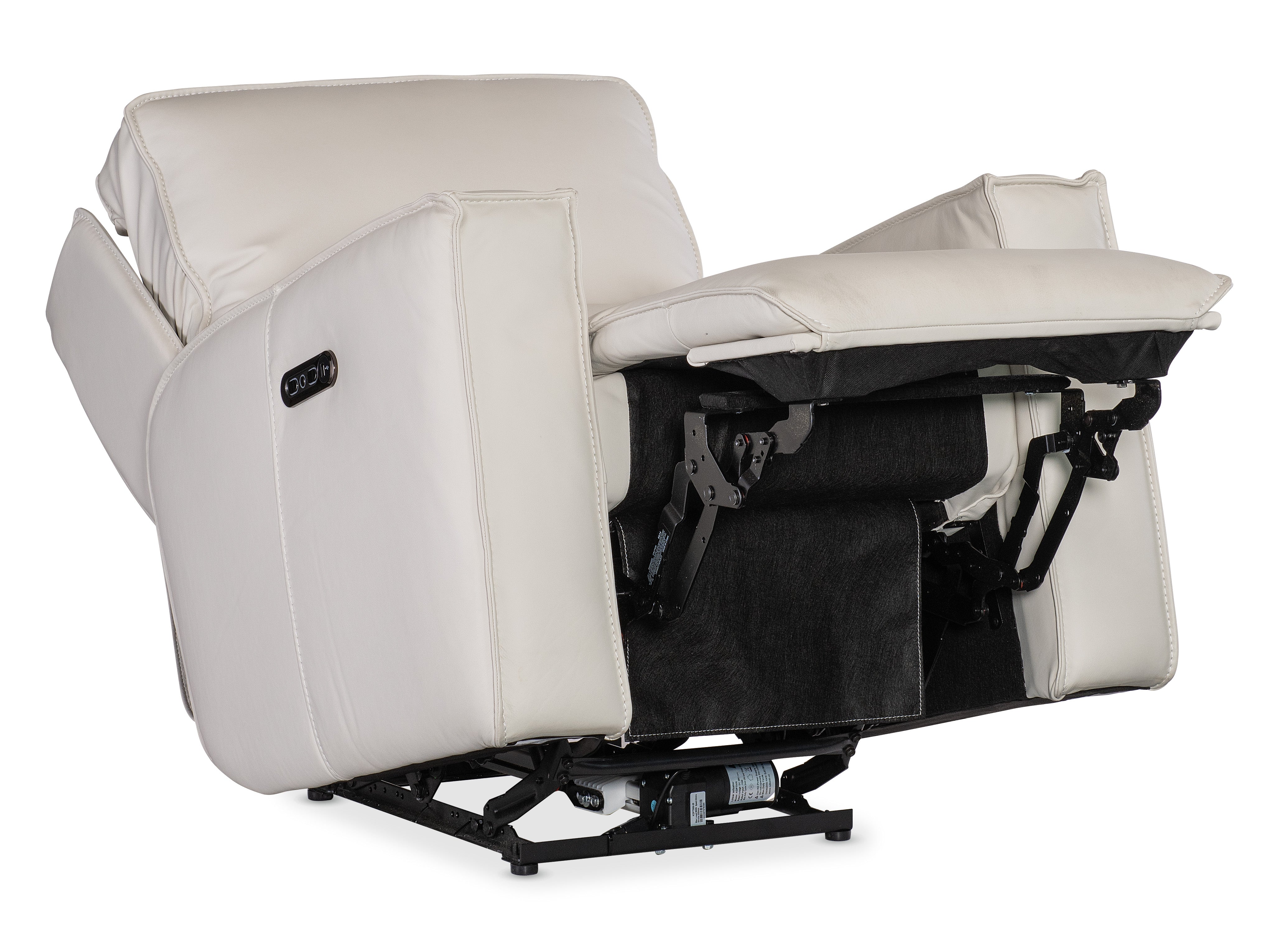 Hooker Furniture Miles Zero Gravity Power Recliner with Power Headrest in Grey