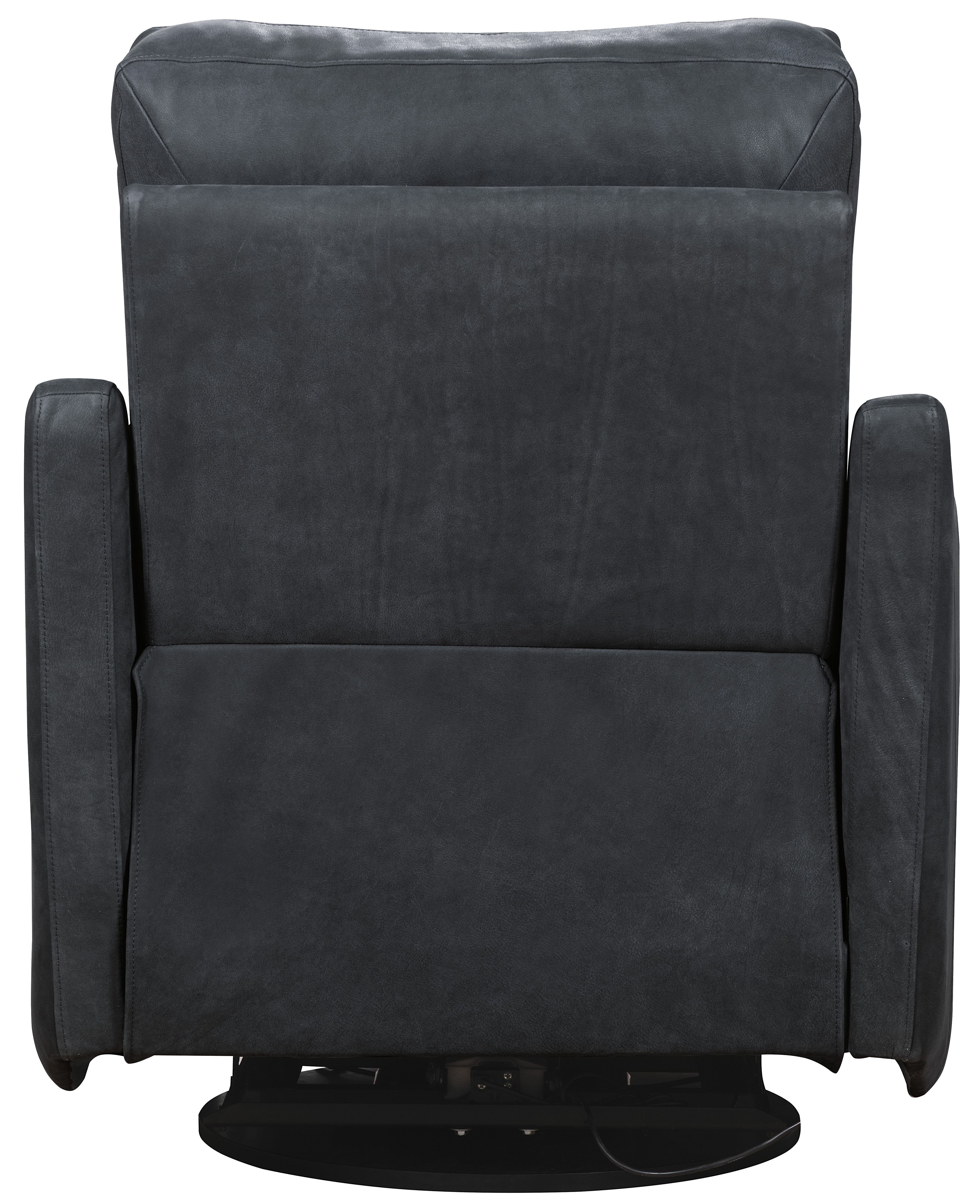 Hooker Furniture Lewis Power Swivel Recliner in Black