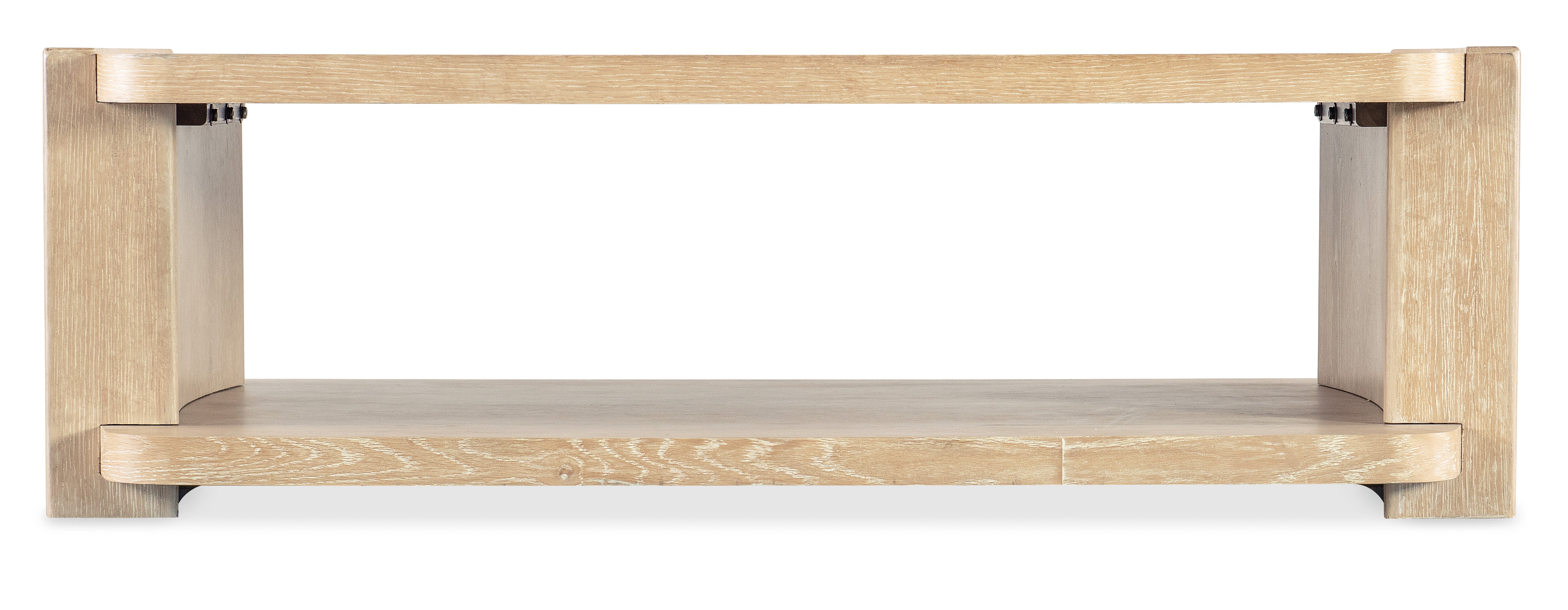 Hooker Furniture Retreat Rectangle Cocktail Table in Light Wood