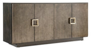 Hooker Furniture Melange Asher Four Door Entertainment Credenza in Medium Brown