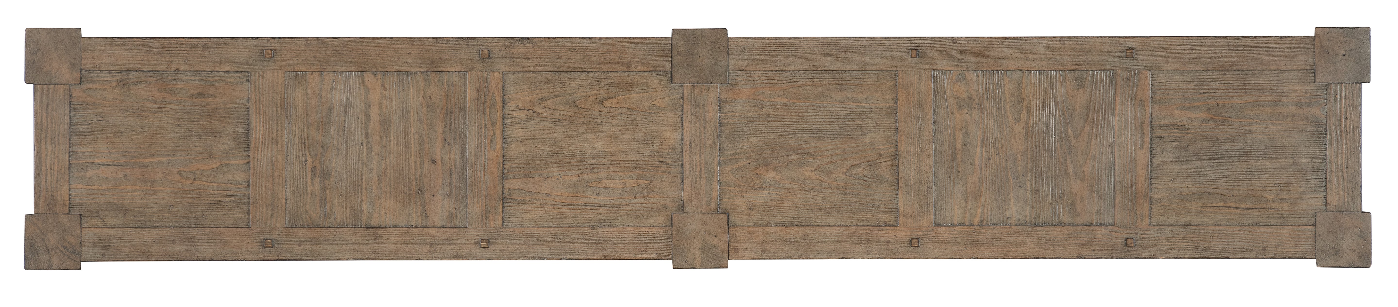 Hooker Furniture Commerce & Market Jack O'bein Long Skinny Console in Medium Wood