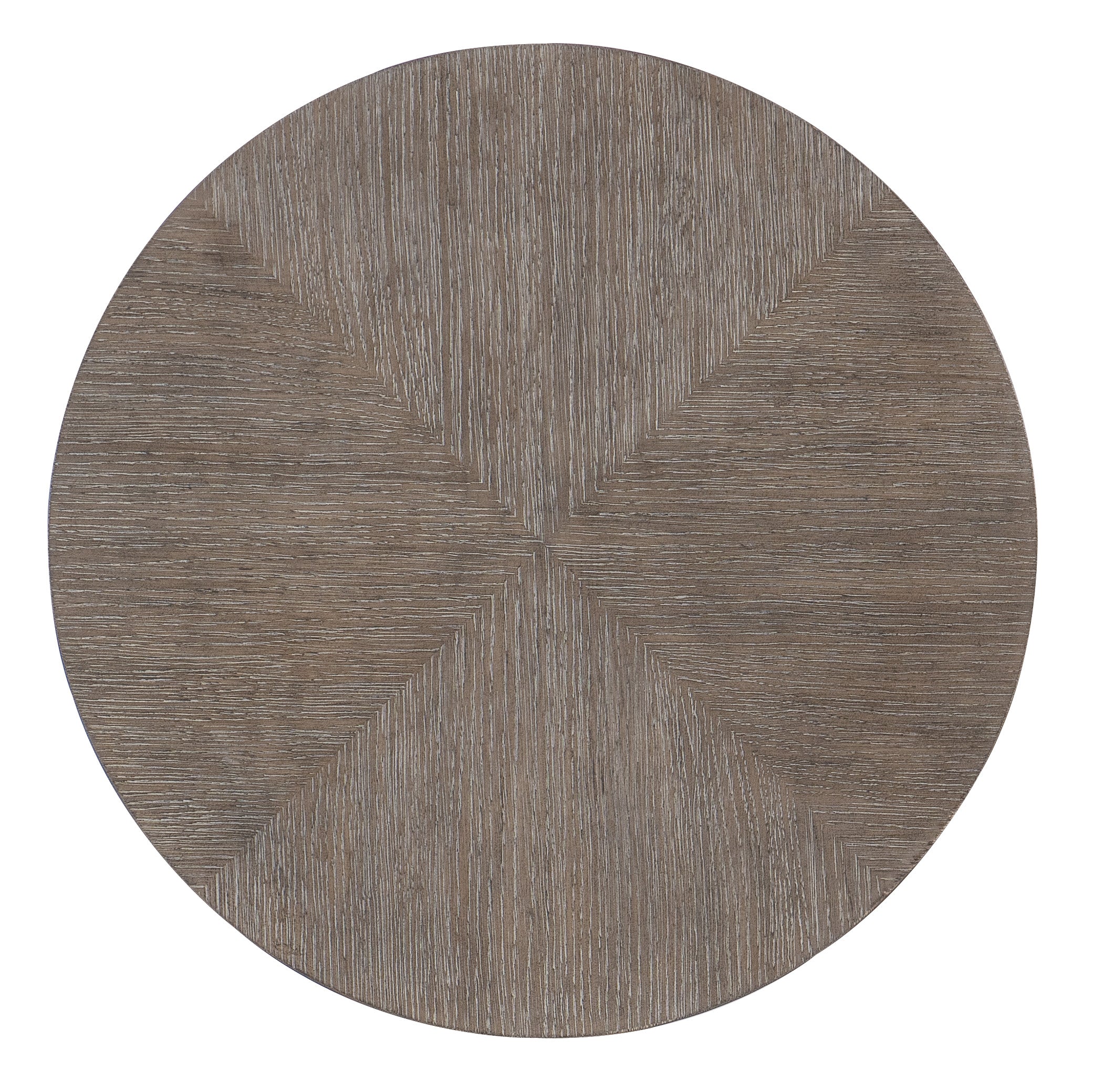 Hooker Furniture Modern Mood Round End Table in Medium Brown