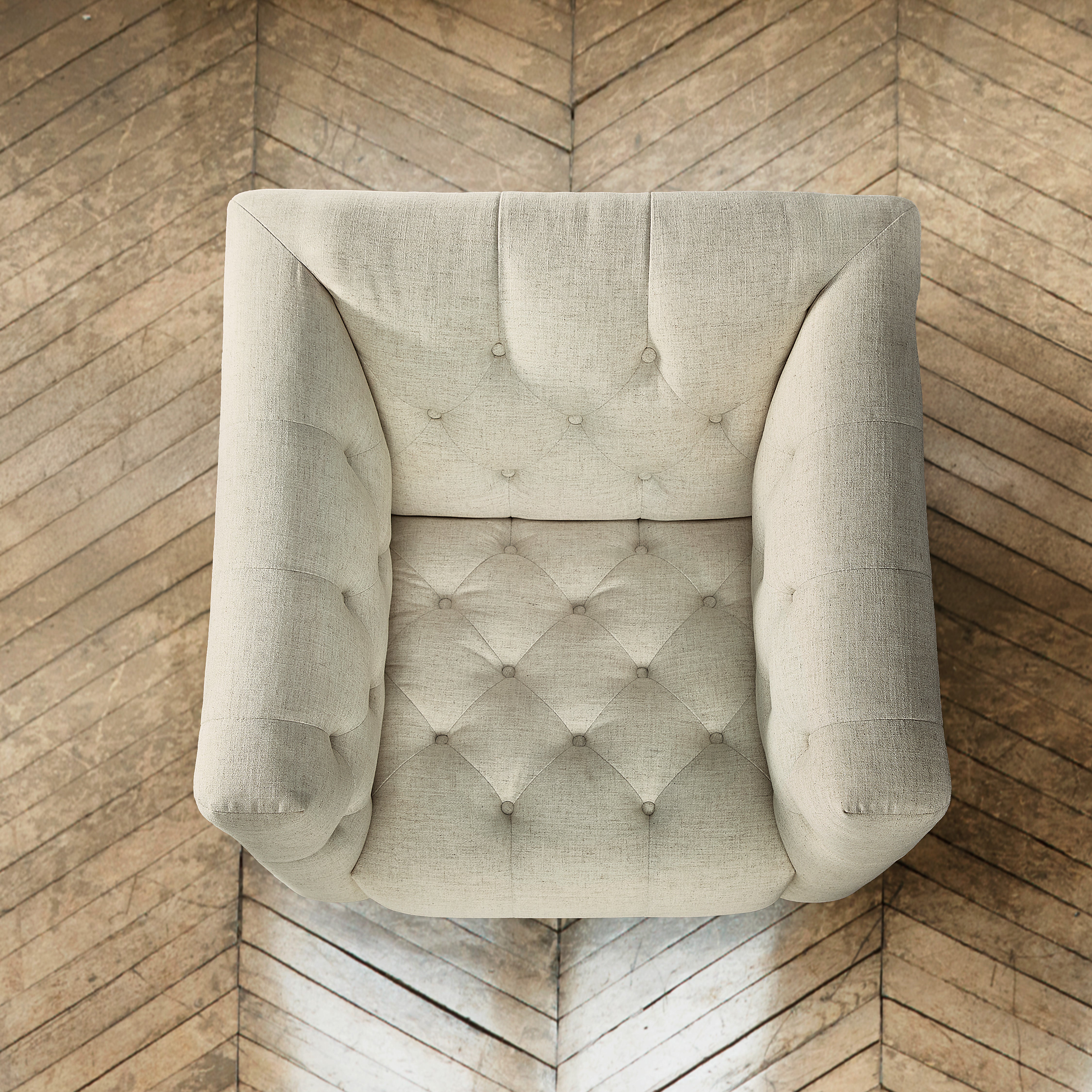 Hooker Furniture Nicolla Stationary Chair in Beige
