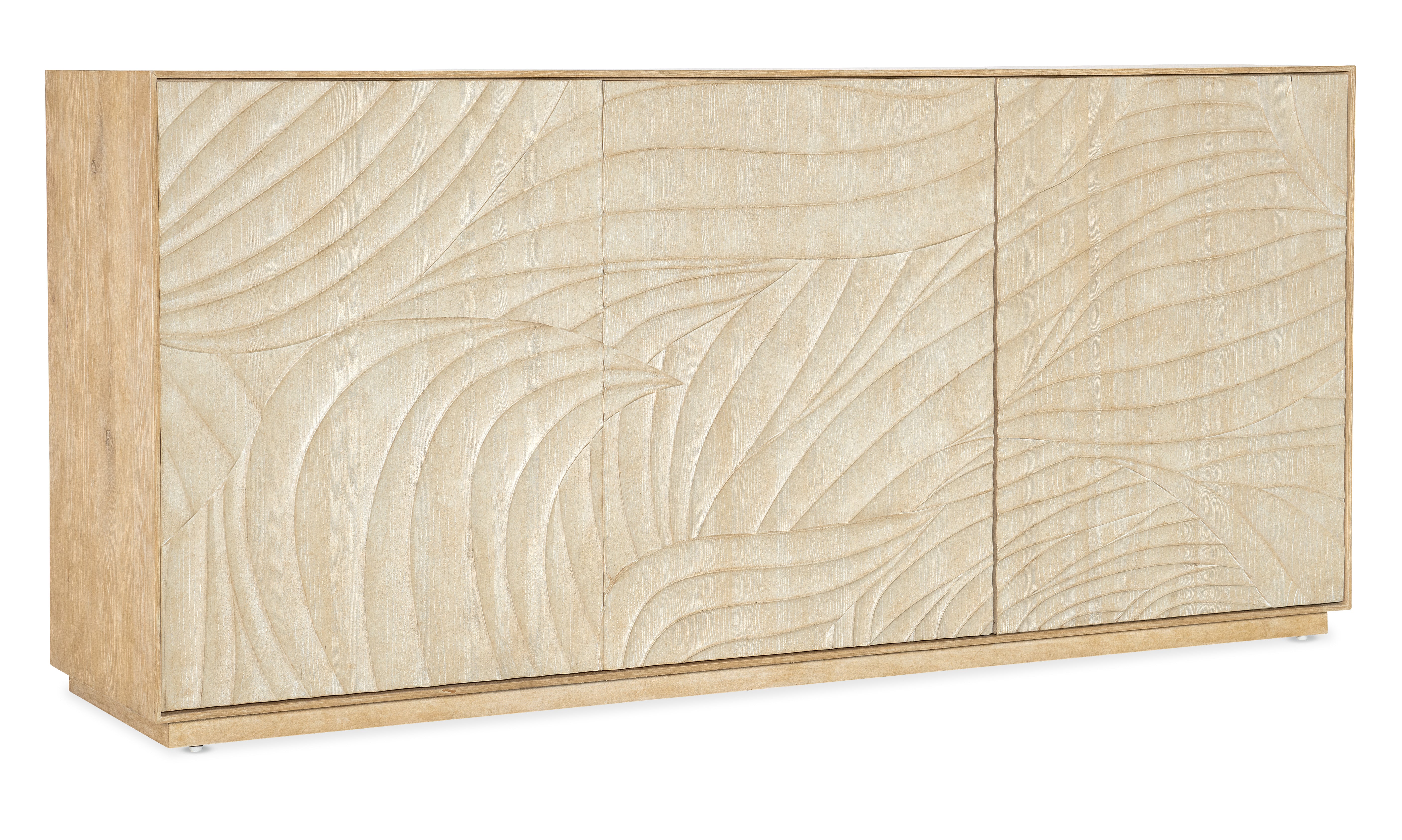 Hooker Furniture Retreat Entertainment Credenza in Light Wood