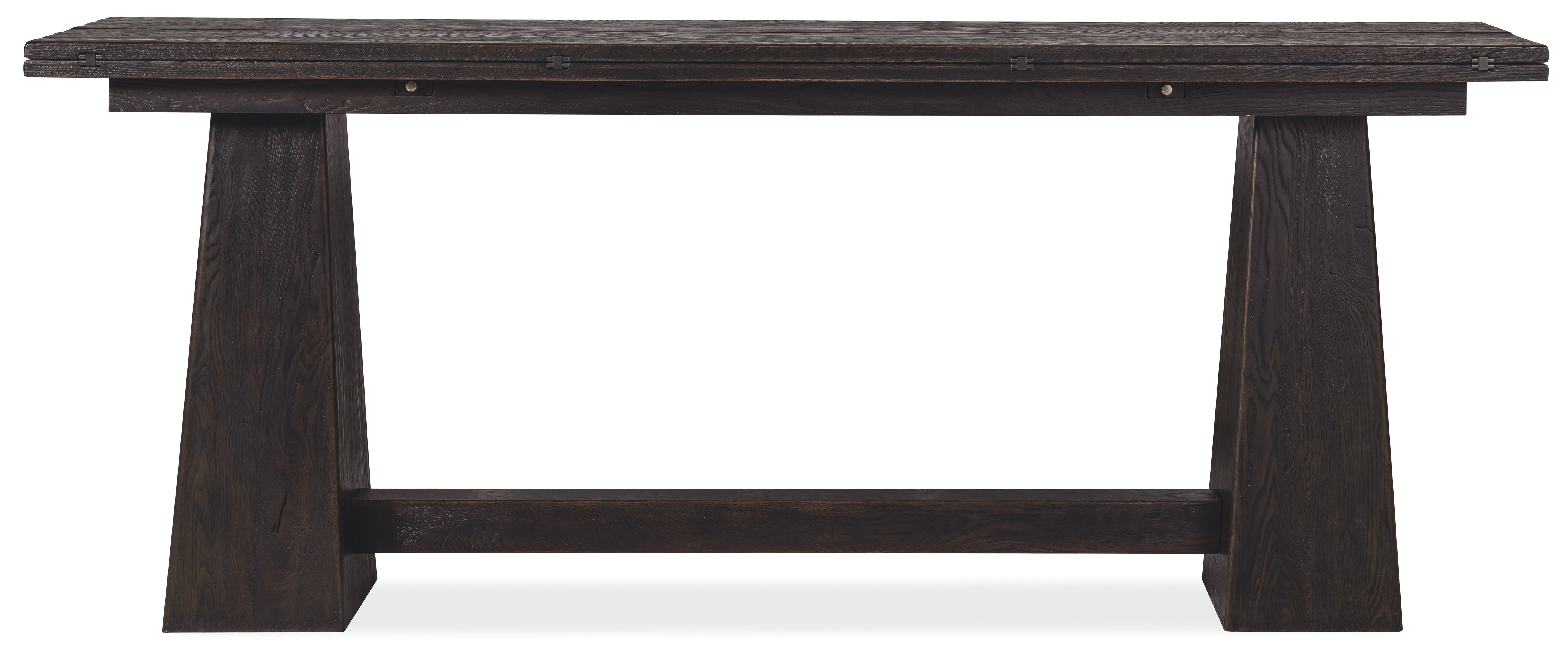 Hooker Furniture Driftwood Flip-Top Console Table in Blacks