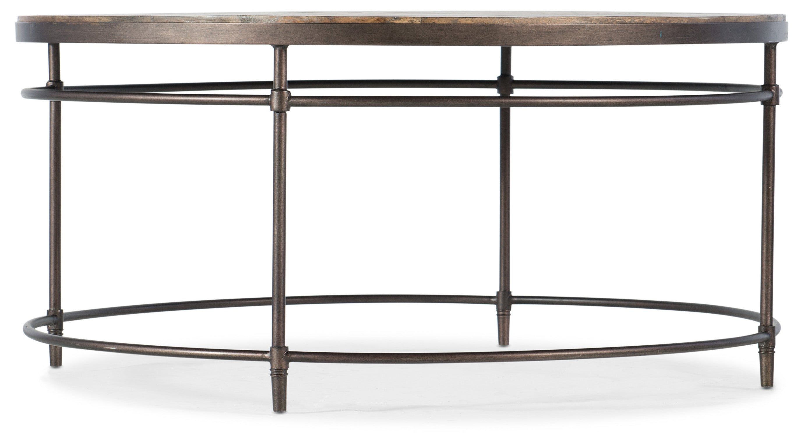 Hooker Furniture St. Armand Round Cocktail Table in Bronze
