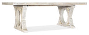 Hooker Furniture Serenity Topsail Rectangle Dining Table with 2-18in Leaves