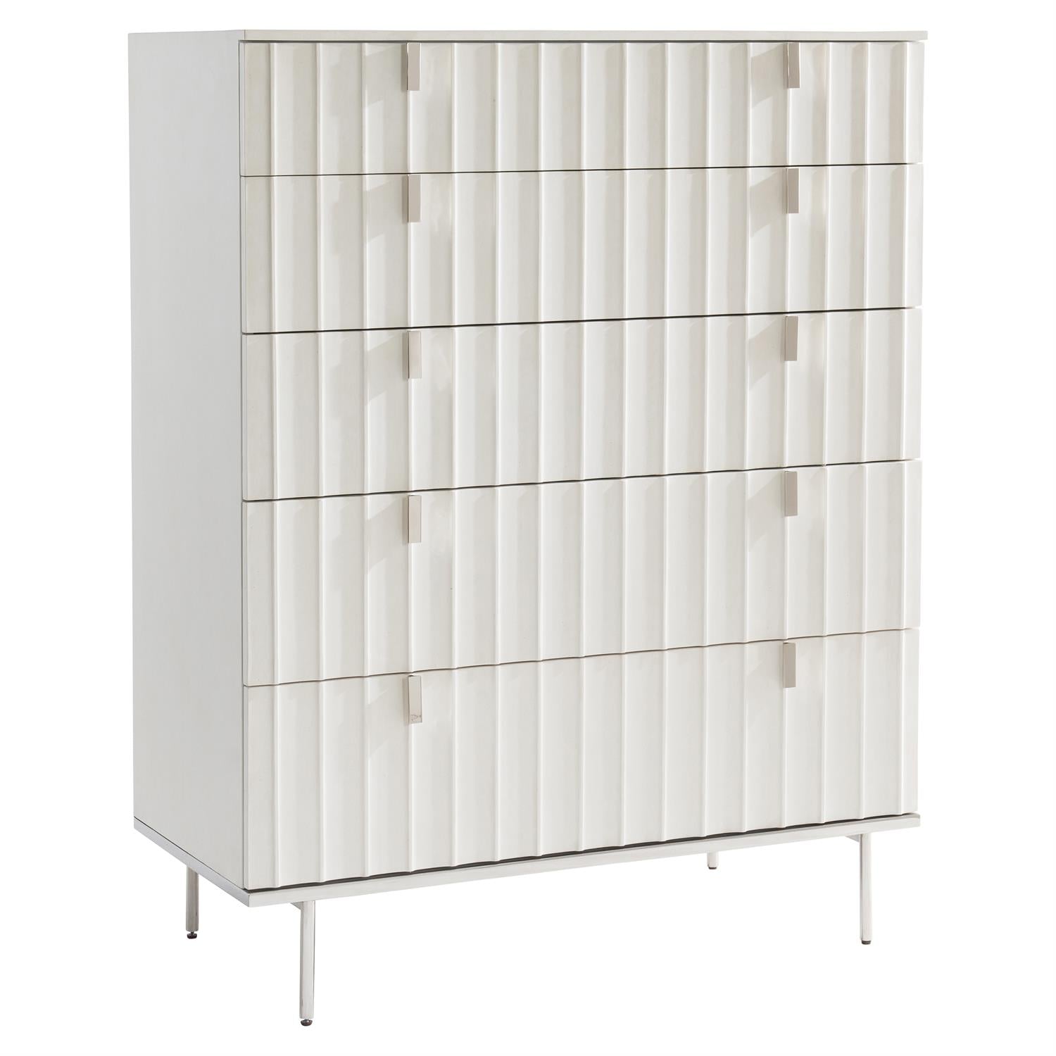 Bernhardt Furniture Modulum Tall Drawer Chest in Adobe
