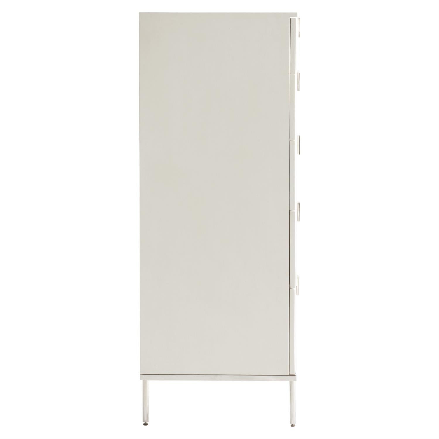Bernhardt Furniture Modulum Tall Drawer Chest in Adobe