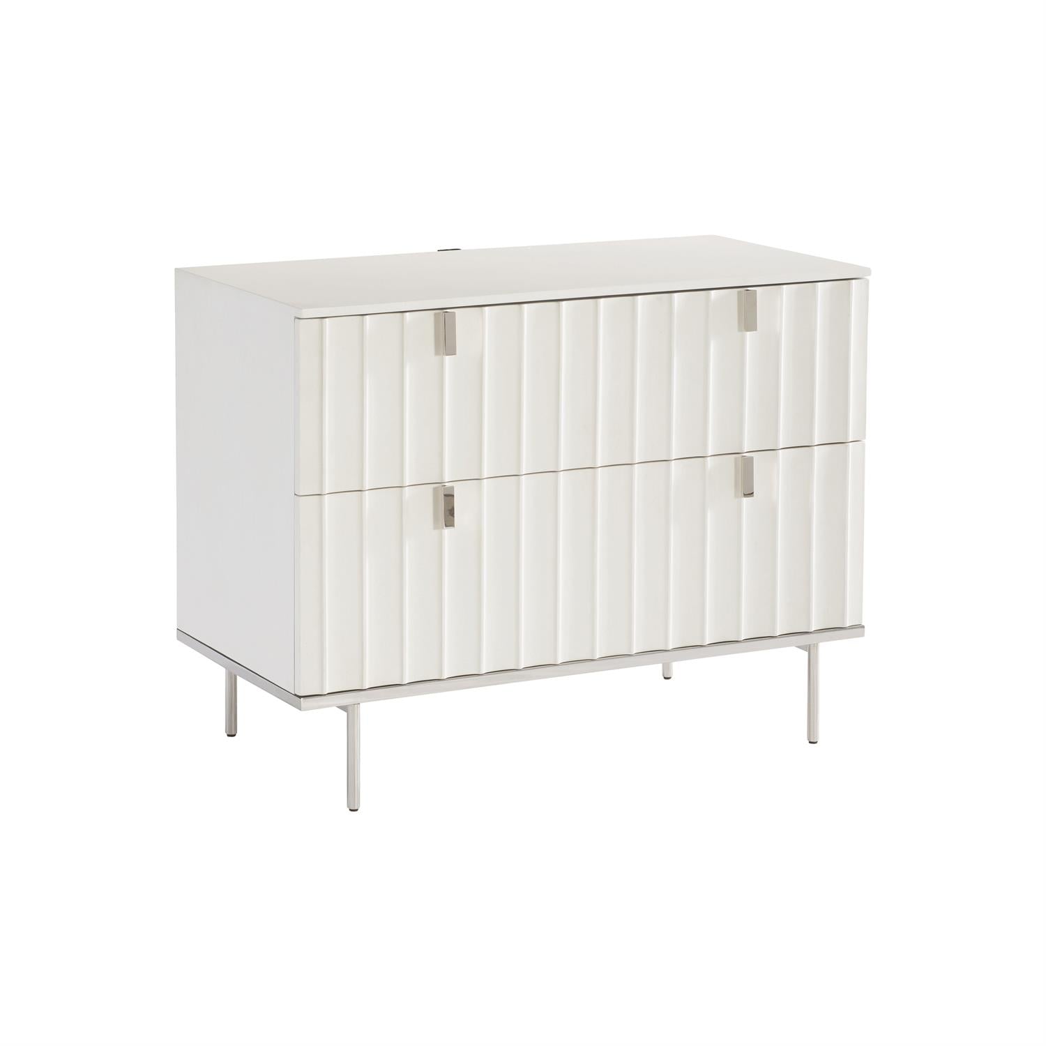 Bernhardt Furniture Modulum Nightstand in Adobe