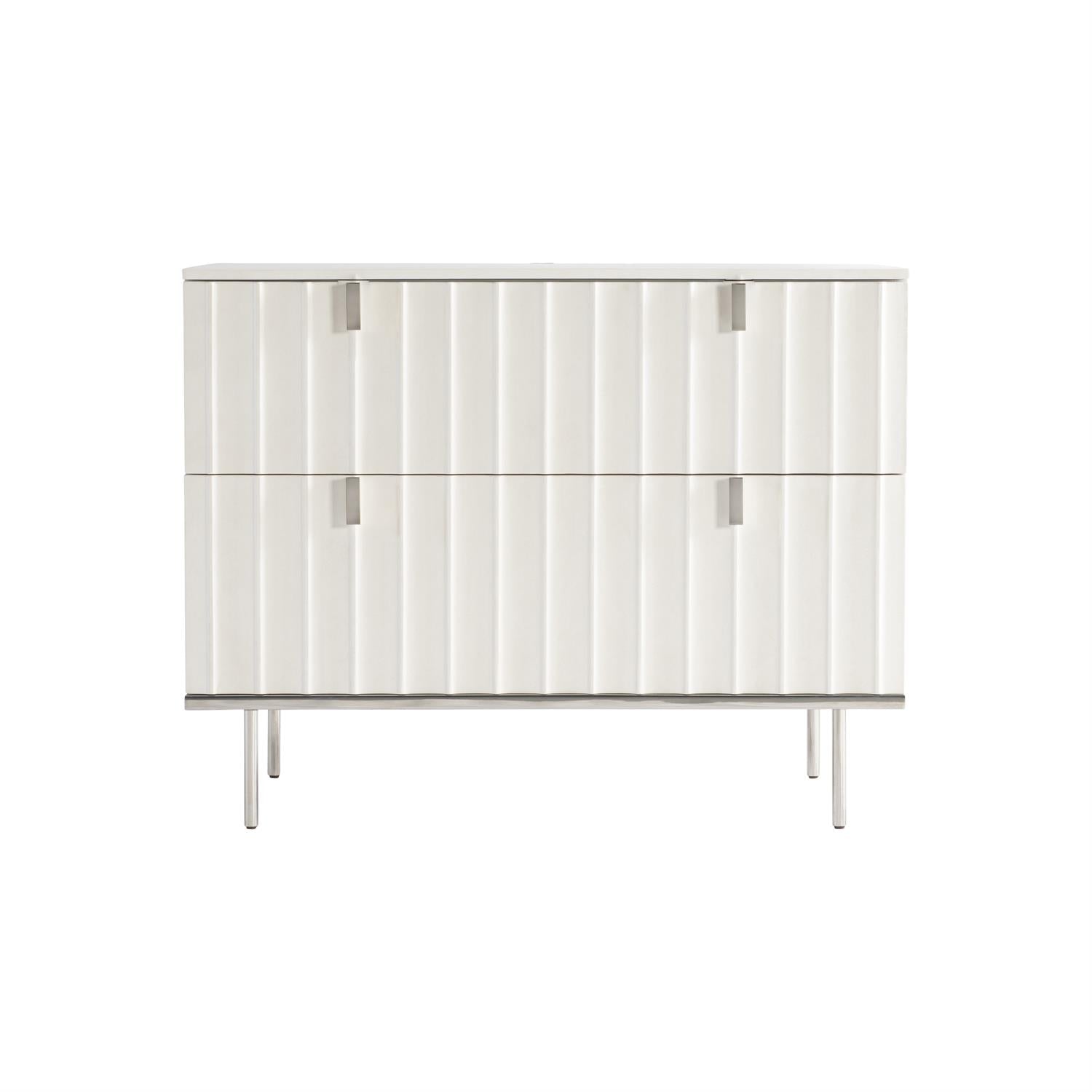Bernhardt Furniture Modulum Nightstand in Adobe