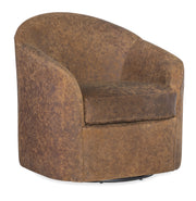 Hooker Furniture Remi Swivel Chair in Brown